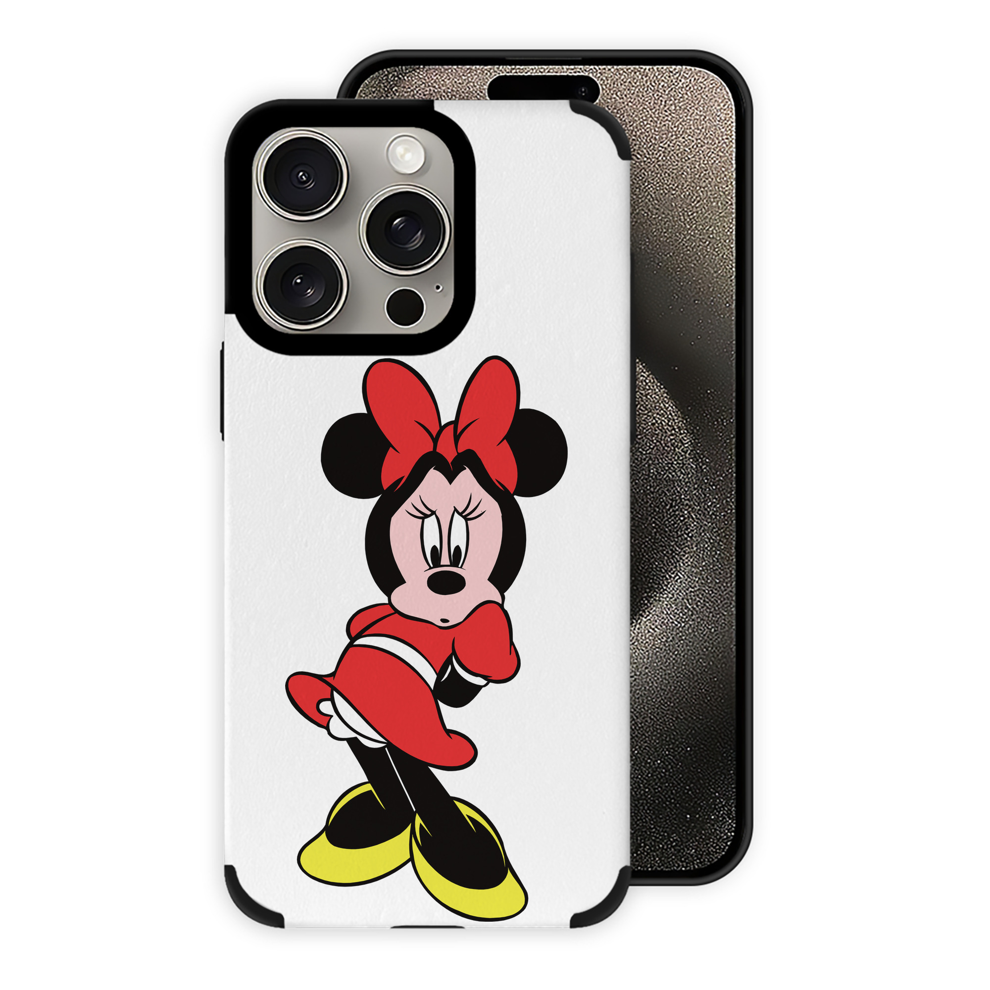 （画像用） ミッキーマウス Mickey Mouse 【iPhone15ProMax対応】 PUレザー スマホケース 耐衝撃＆黄変防止