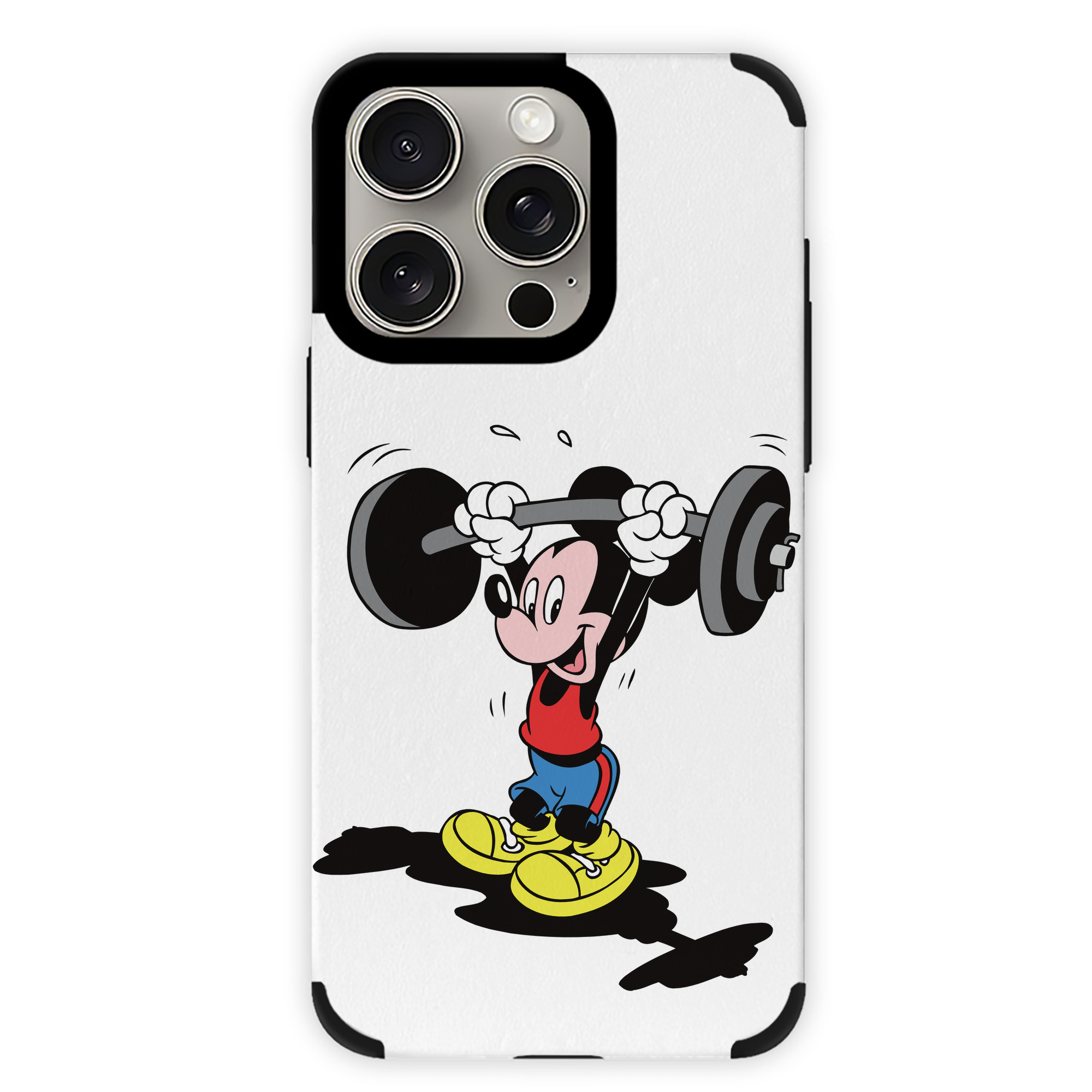 （画像用） ミッキーマウス Mickey Mouse 【iPhone15ProMax対応】 PUレザー スマホケース 耐衝撃＆黄変防止
