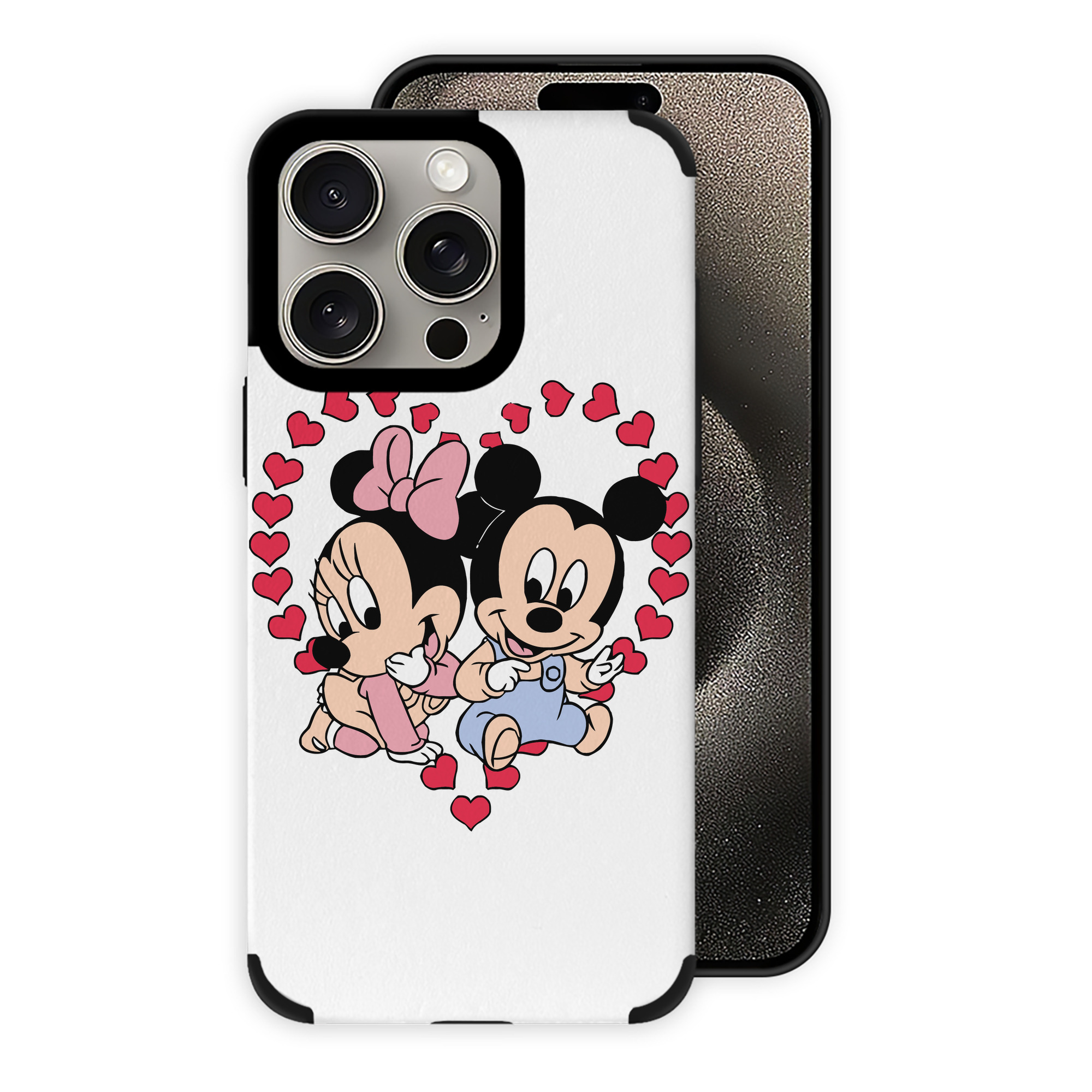ミッキーマウス Mickey Mouse 【iPhone15ProMax対応】 PUレザー スマホケース 耐衝撃＆黄変防止