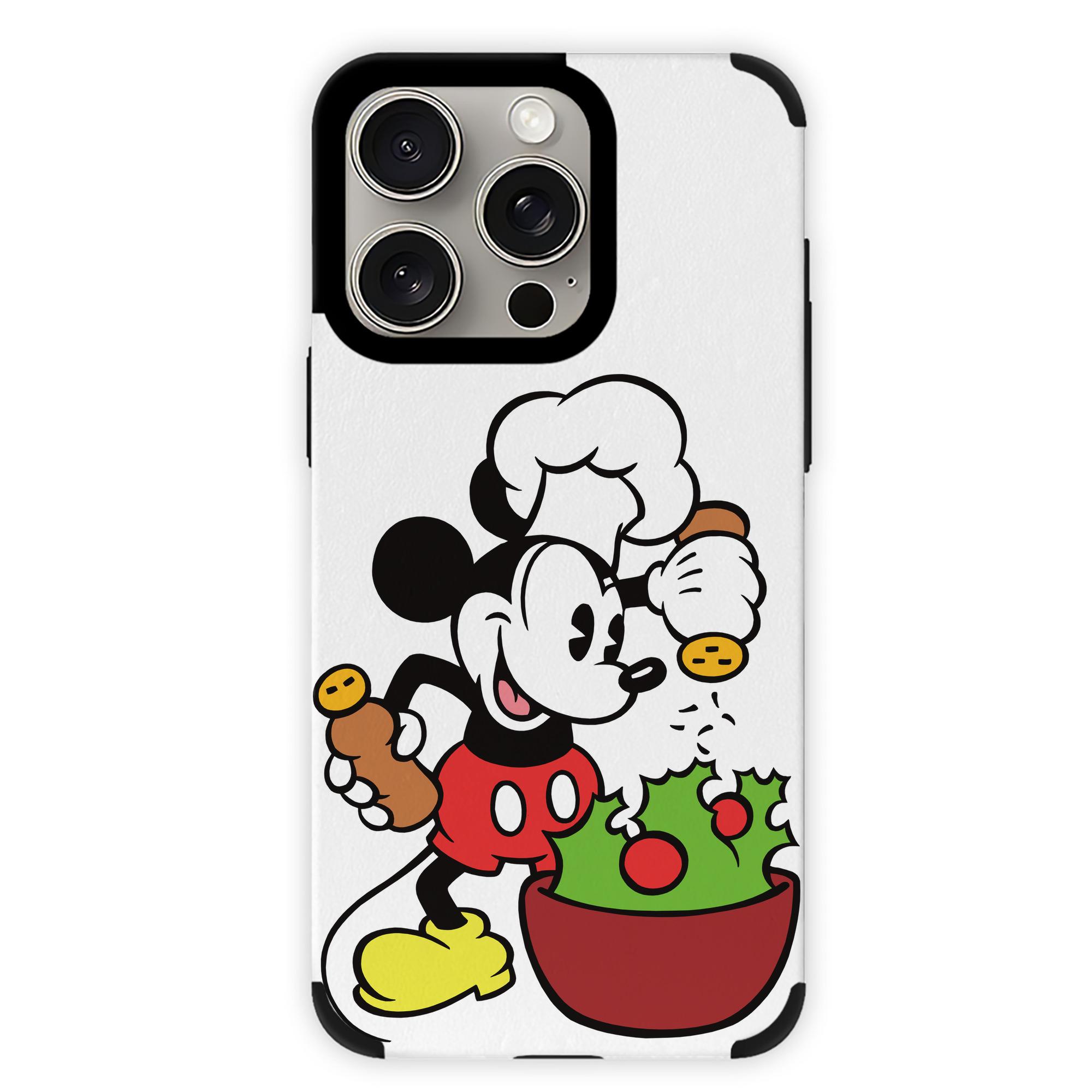 （画像用） ミッキーマウス Mickey Mouse 【iPhone15ProMax対応】 PUレザー スマホケース 耐衝撃＆黄変防止