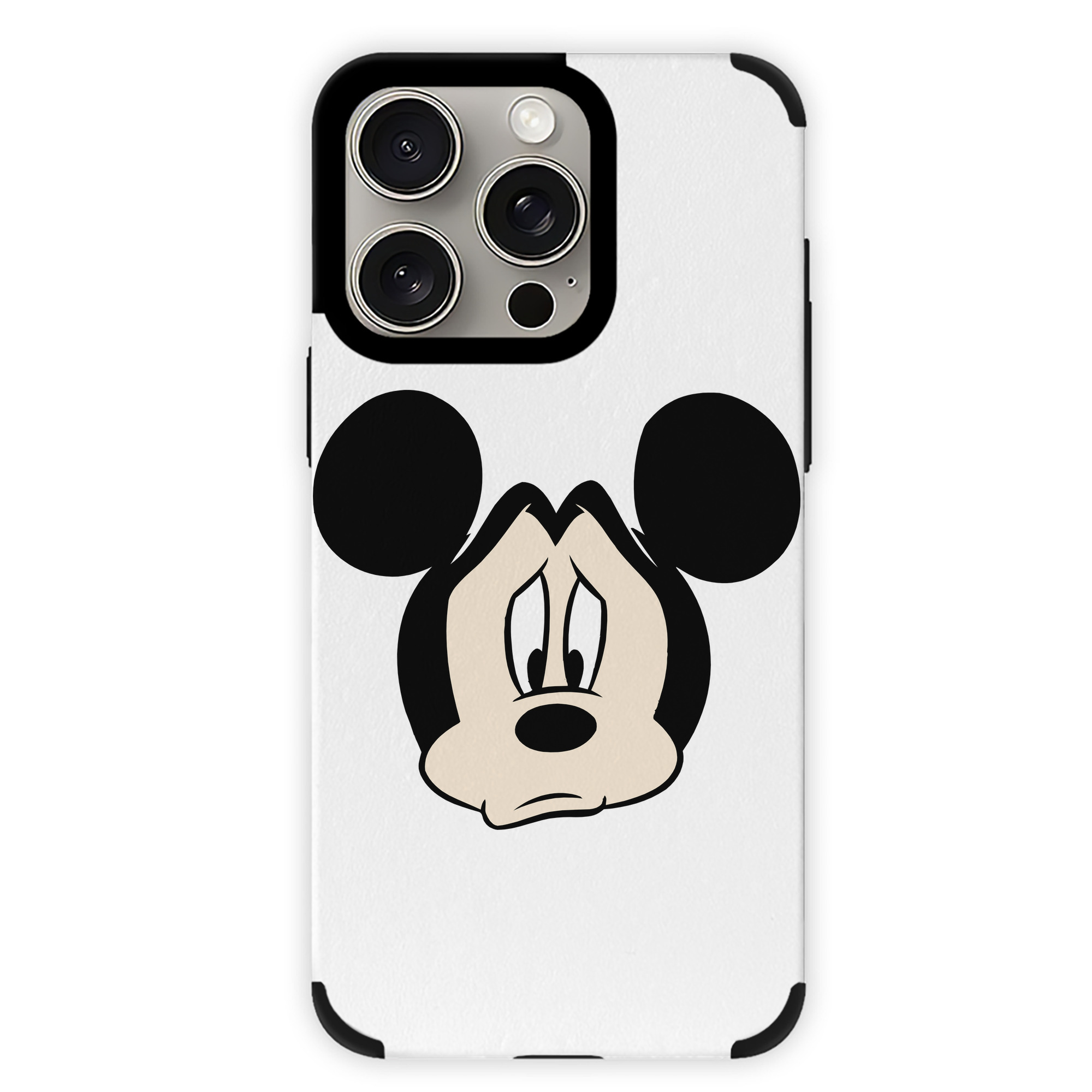 （画像用） ミッキーマウス Mickey Mouse 【iPhone15ProMax対応】 PUレザー スマホケース 耐衝撃＆黄変防止