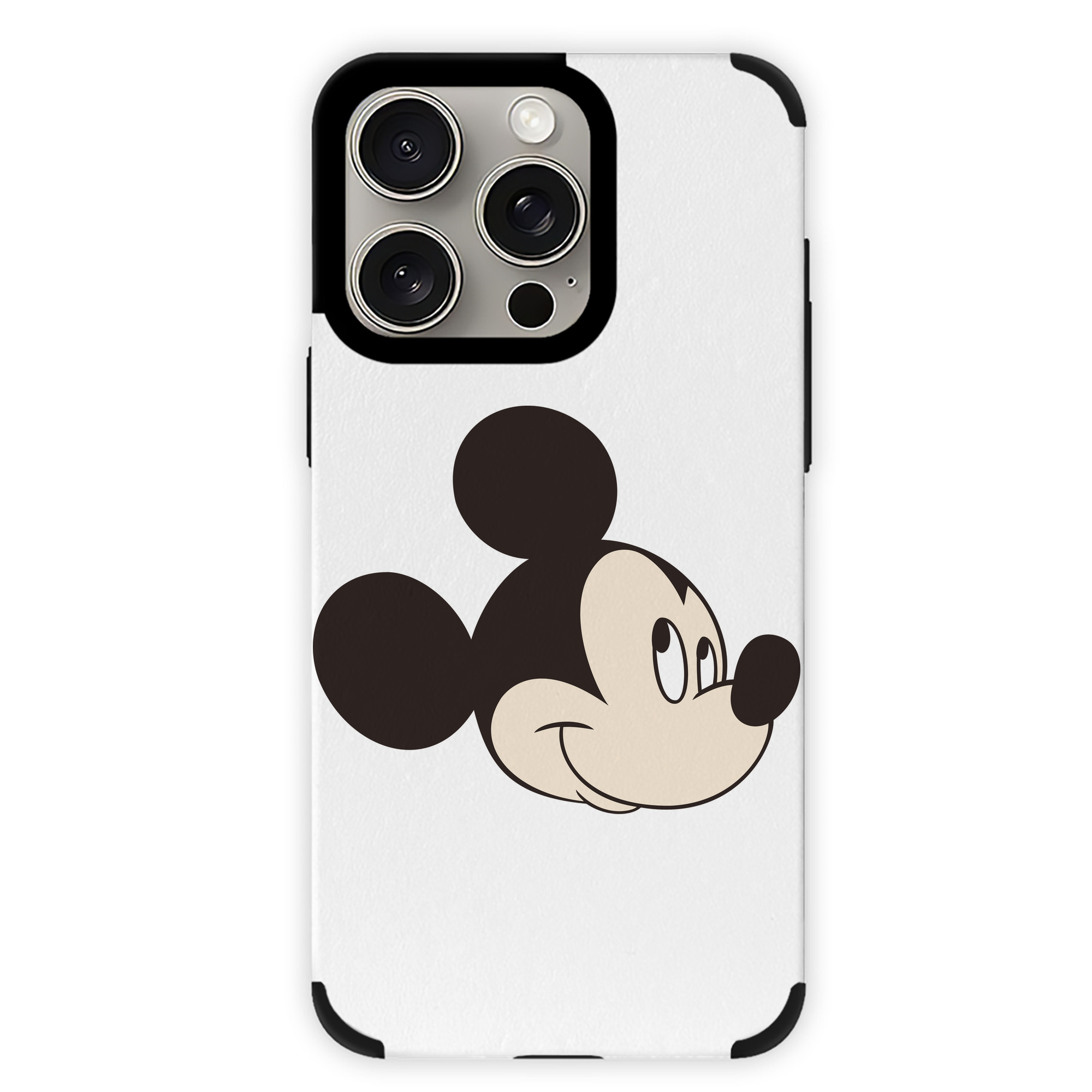 （画像用） ミッキーマウス Mickey Mouse 【iPhone15ProMax対応】 PUレザー スマホケース 耐衝撃＆黄変防止
