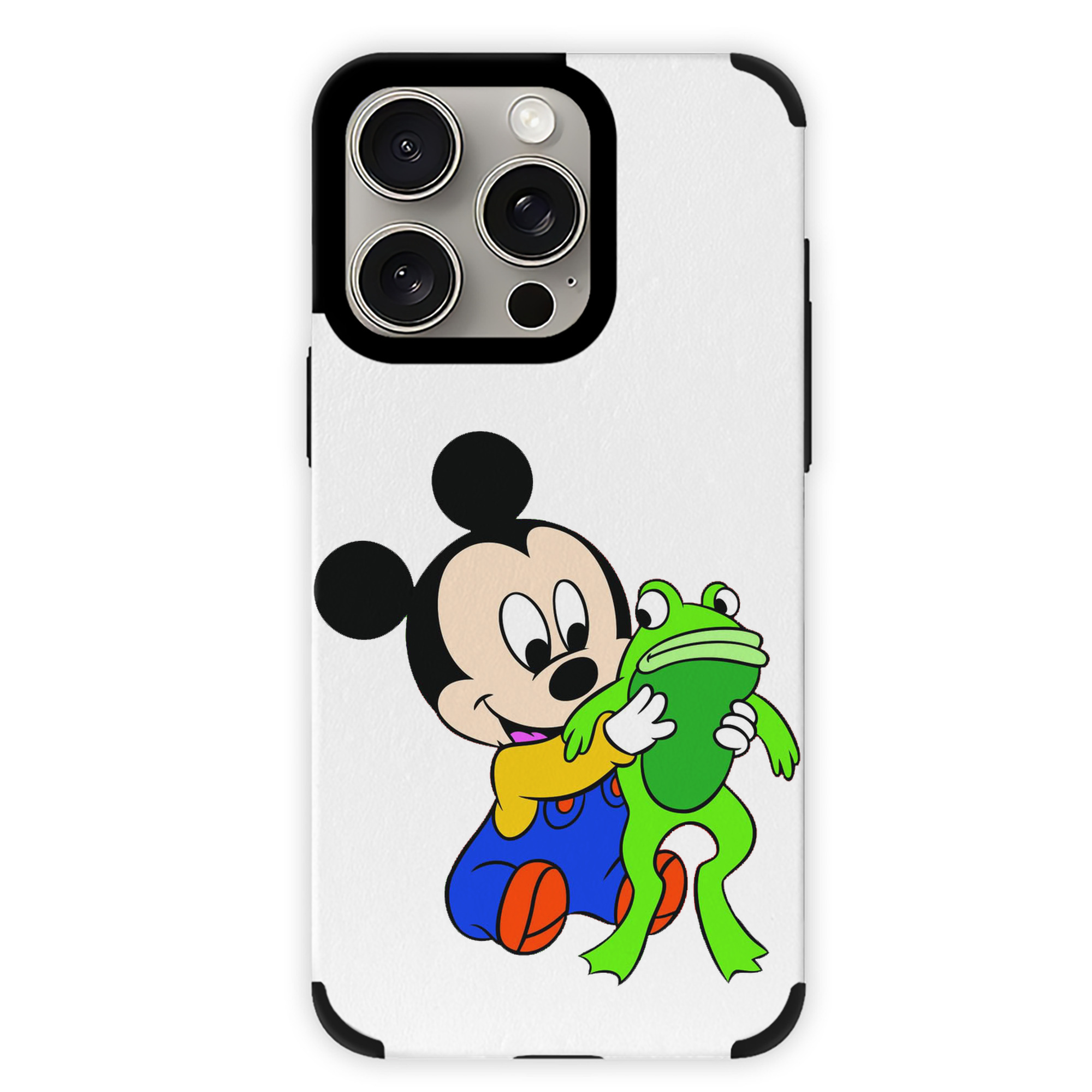 （画像用） ミッキーマウス Mickey Mouse 【iPhone15ProMax対応】 PUレザー スマホケース 耐衝撃＆黄変防止