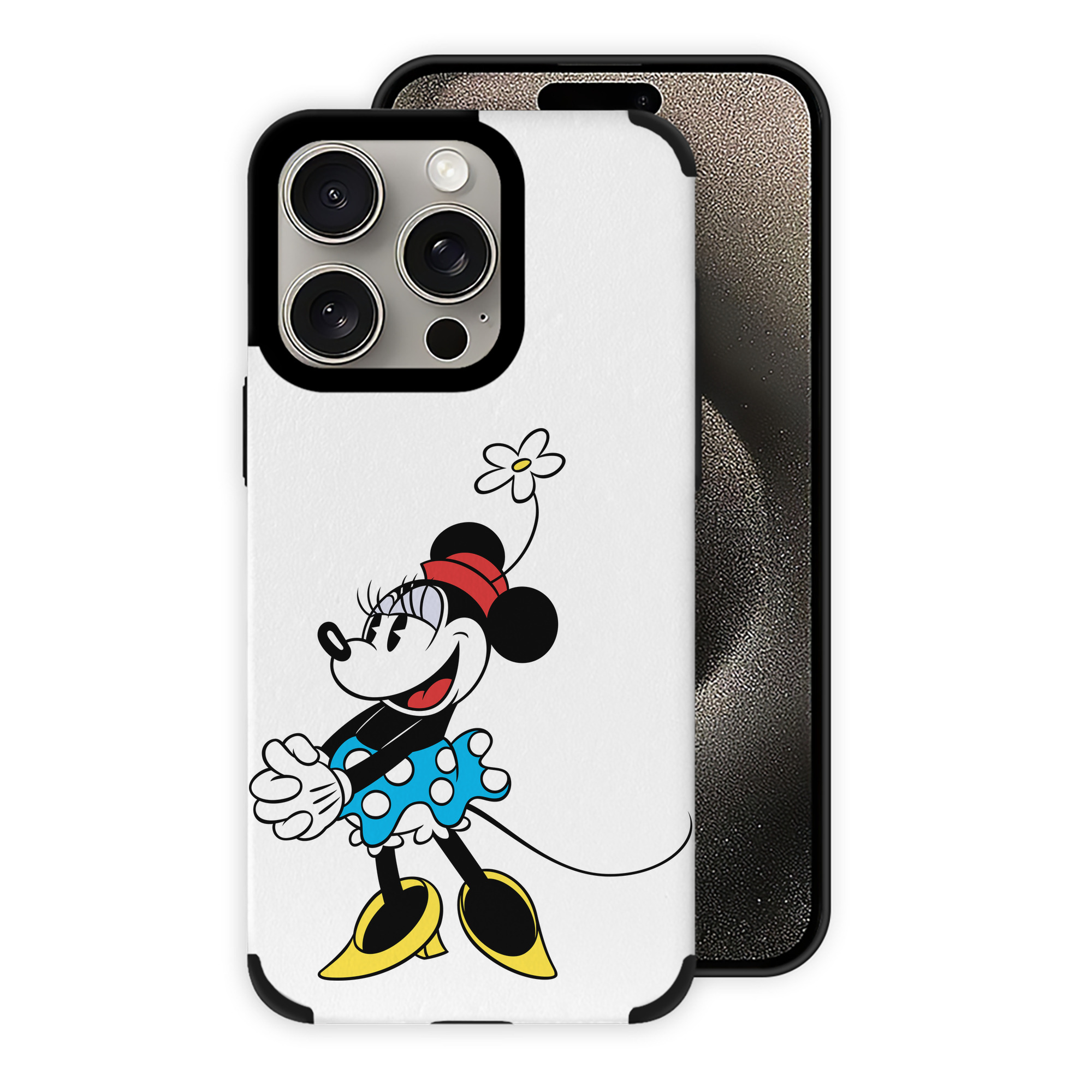 （画像用） ミッキーマウス Mickey Mouse 【iPhone15ProMax対応】 PUレザー スマホケース 耐衝撃＆黄変防止