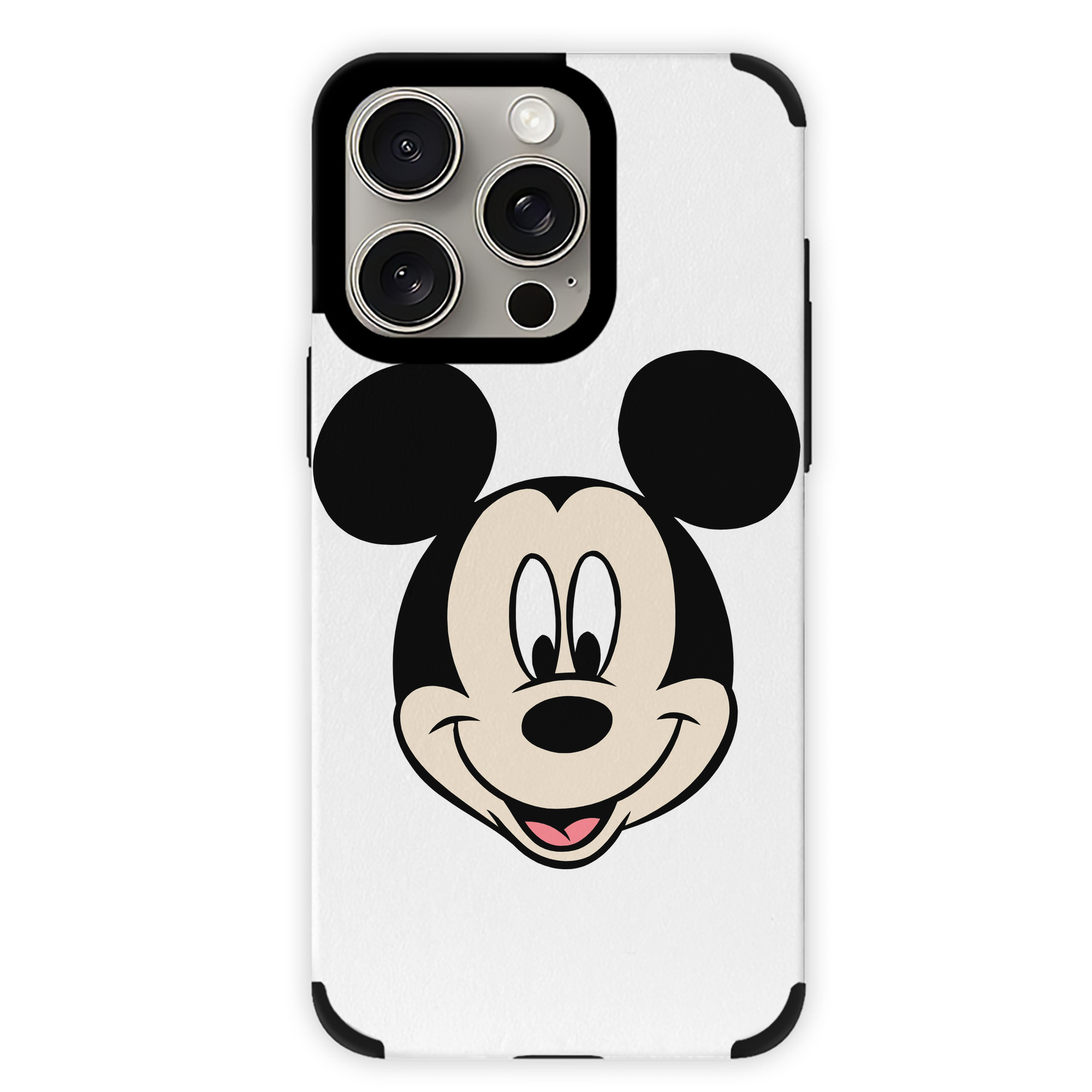 （画像用） ミッキーマウス Mickey Mouse 【iPhone15ProMax対応】 PUレザー スマホケース 耐衝撃＆黄変防止