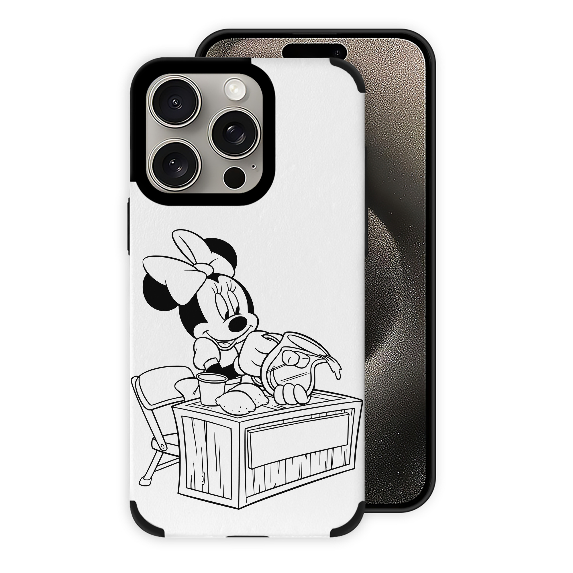 （画像用） ミッキーマウス Mickey Mouse 【iPhone15ProMax対応】 PUレザー スマホケース 耐衝撃＆黄変防止