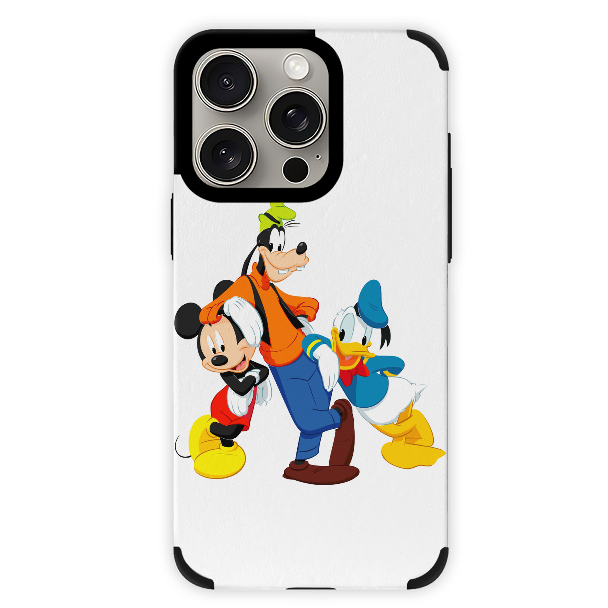 （画像用） ミッキーマウス Mickey Mouse 【iPhone15ProMax対応】 PUレザー スマホケース 耐衝撃＆黄変防止