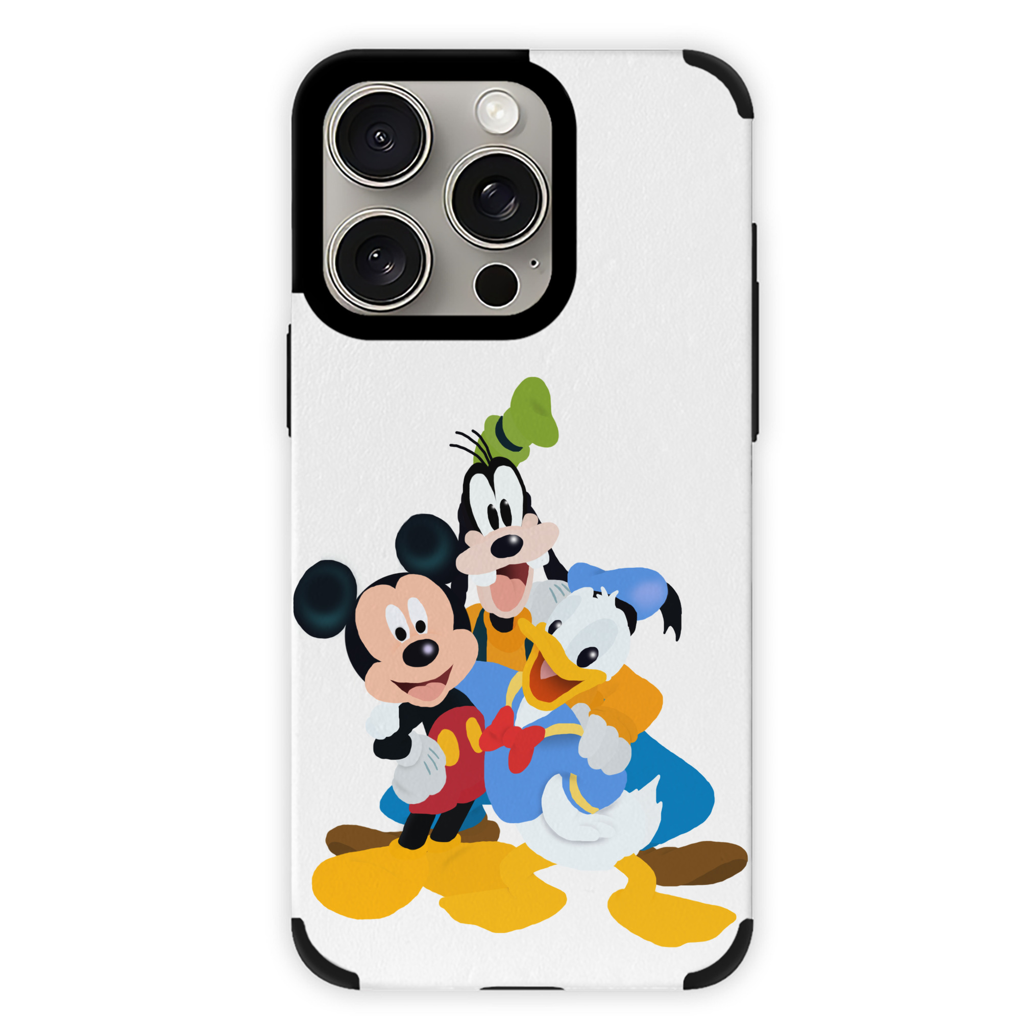 （画像用） ミッキーマウス Mickey Mouse 【iPhone15ProMax対応】 PUレザー スマホケース 耐衝撃＆黄変防止