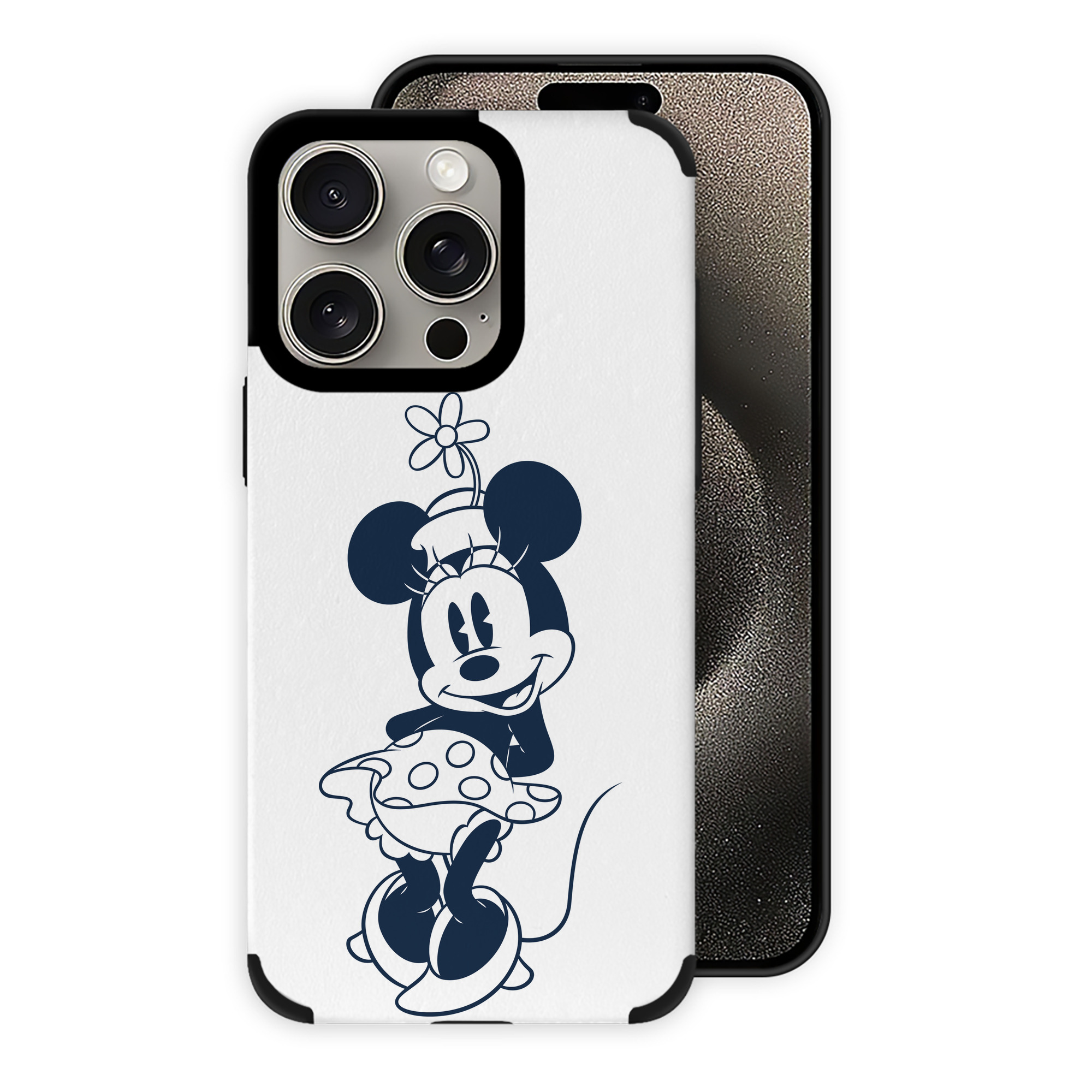 （画像用） ミッキーマウス Mickey Mouse 【iPhone15ProMax対応】 PUレザー スマホケース 耐衝撃＆黄変防止