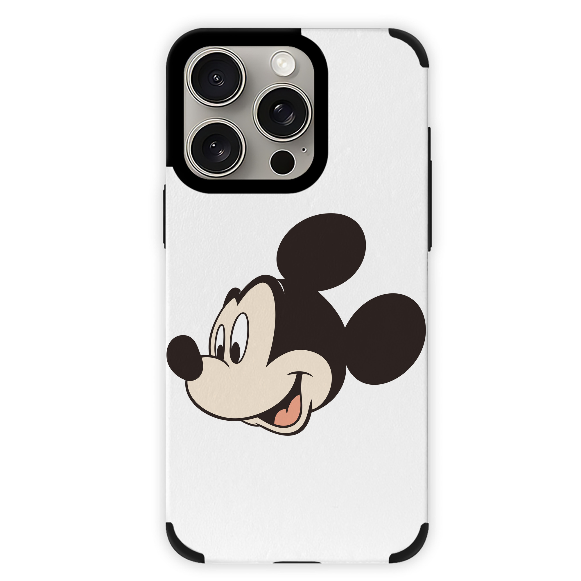 （画像用） ミッキーマウス Mickey Mouse 【iPhone15ProMax対応】 PUレザー スマホケース 耐衝撃＆黄変防止