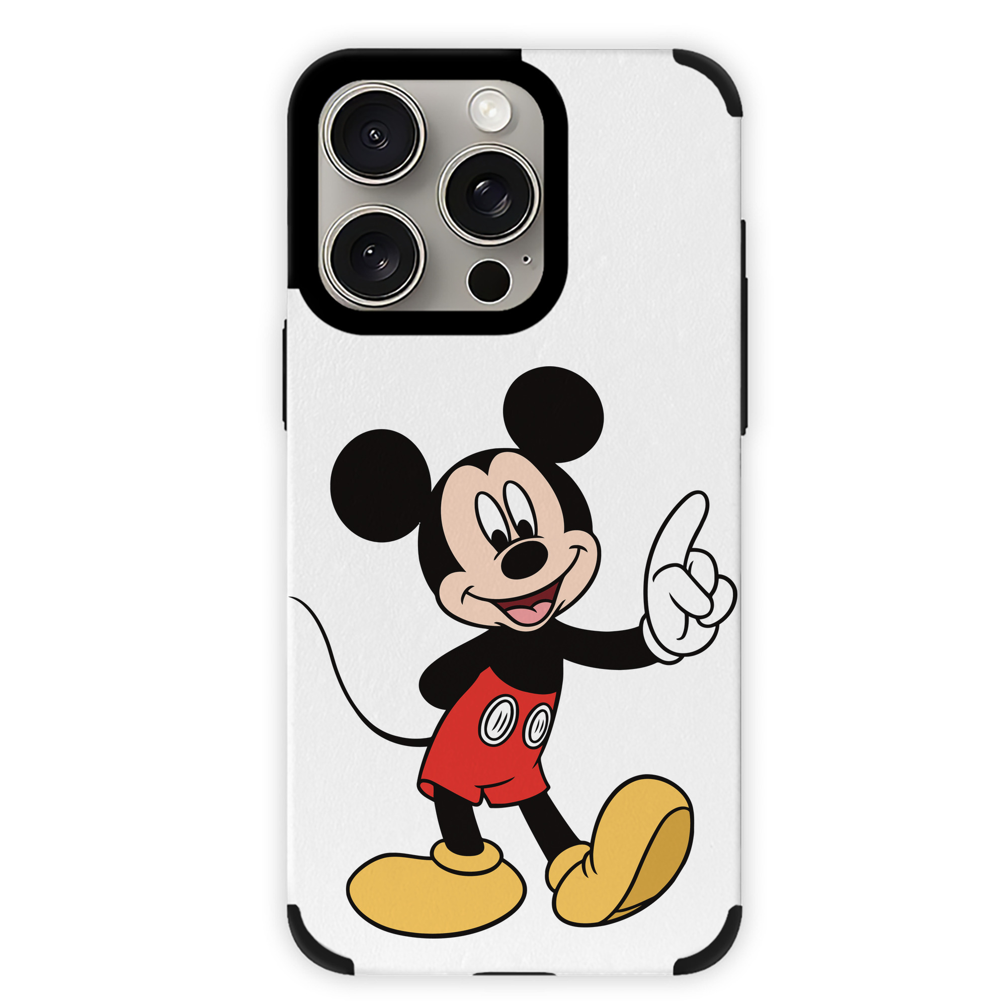 （画像用） ミッキーマウス Mickey Mouse 【iPhone15ProMax対応】 PUレザー スマホケース 耐衝撃＆黄変防止