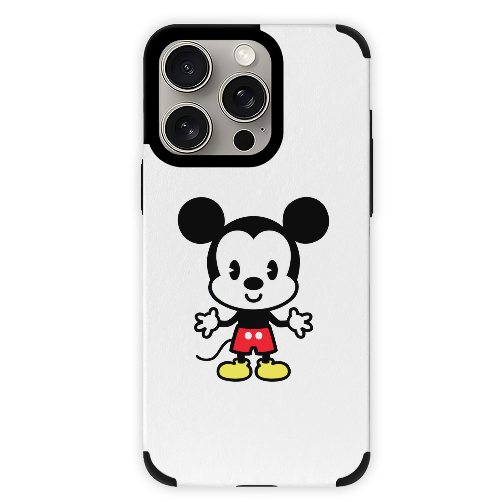 （画像用） ミッキーマウス Mickey Mouse 【iPhone15ProMax対応】 PUレザー スマホケース 耐衝撃＆黄変防止
