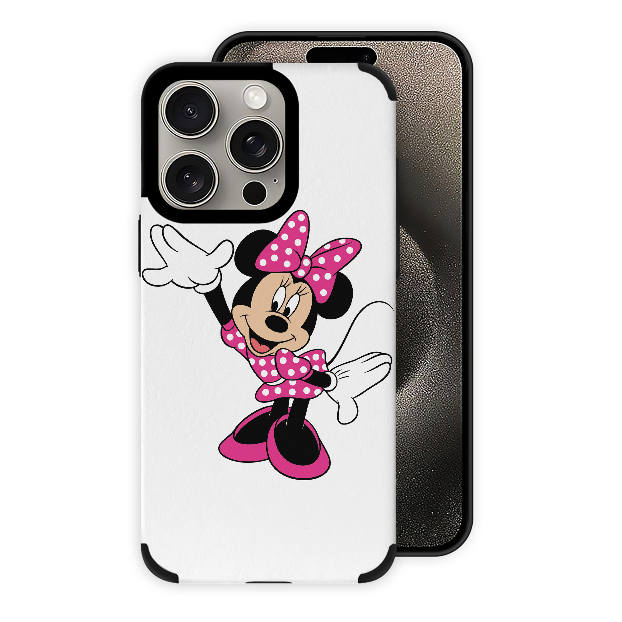 （画像用） ミッキーマウス Mickey Mouse 【iPhone15ProMax対応】 PUレザー スマホケース 耐衝撃＆黄変防止