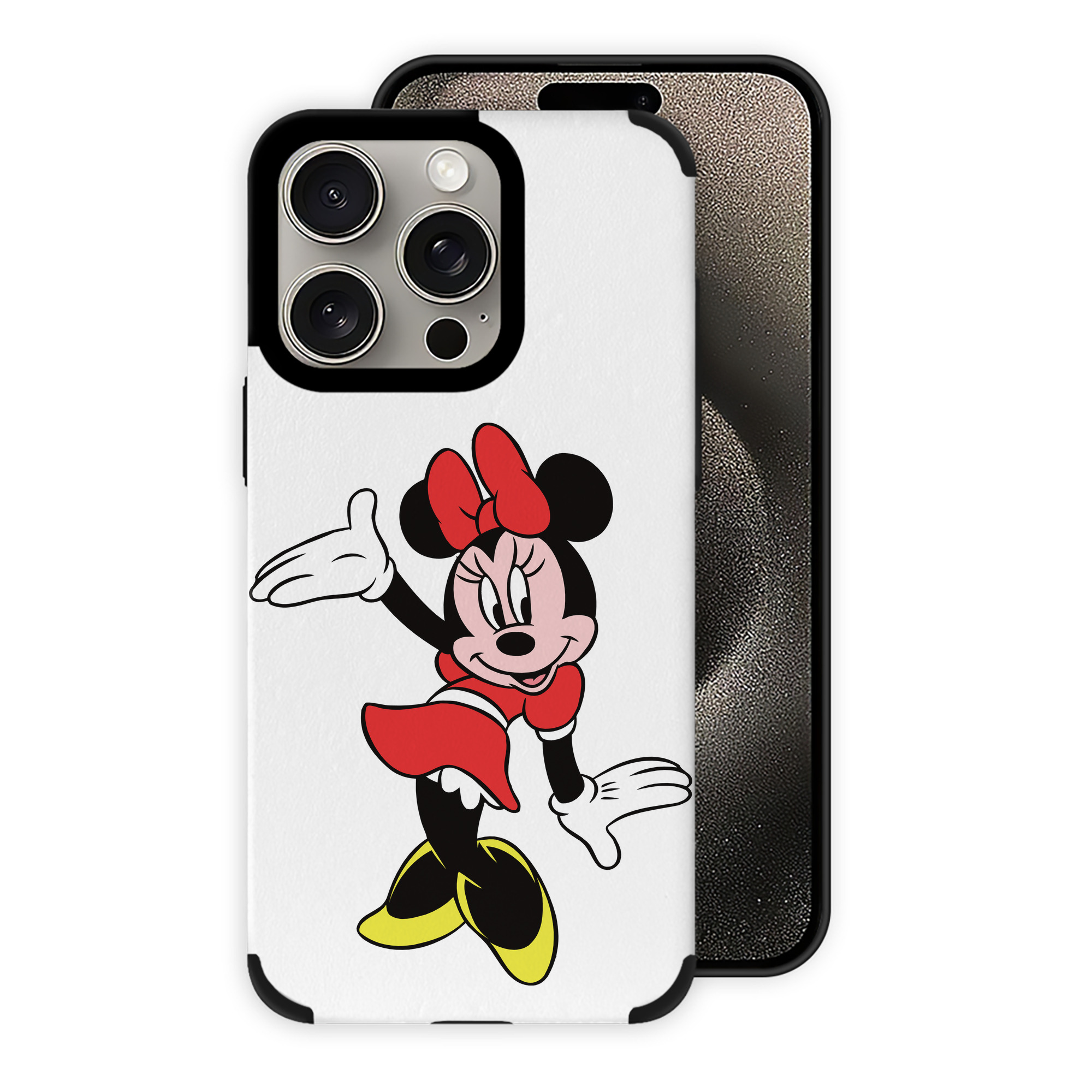 （画像用） ミッキーマウス Mickey Mouse 【iPhone15ProMax対応】 PUレザー スマホケース 耐衝撃＆黄変防止