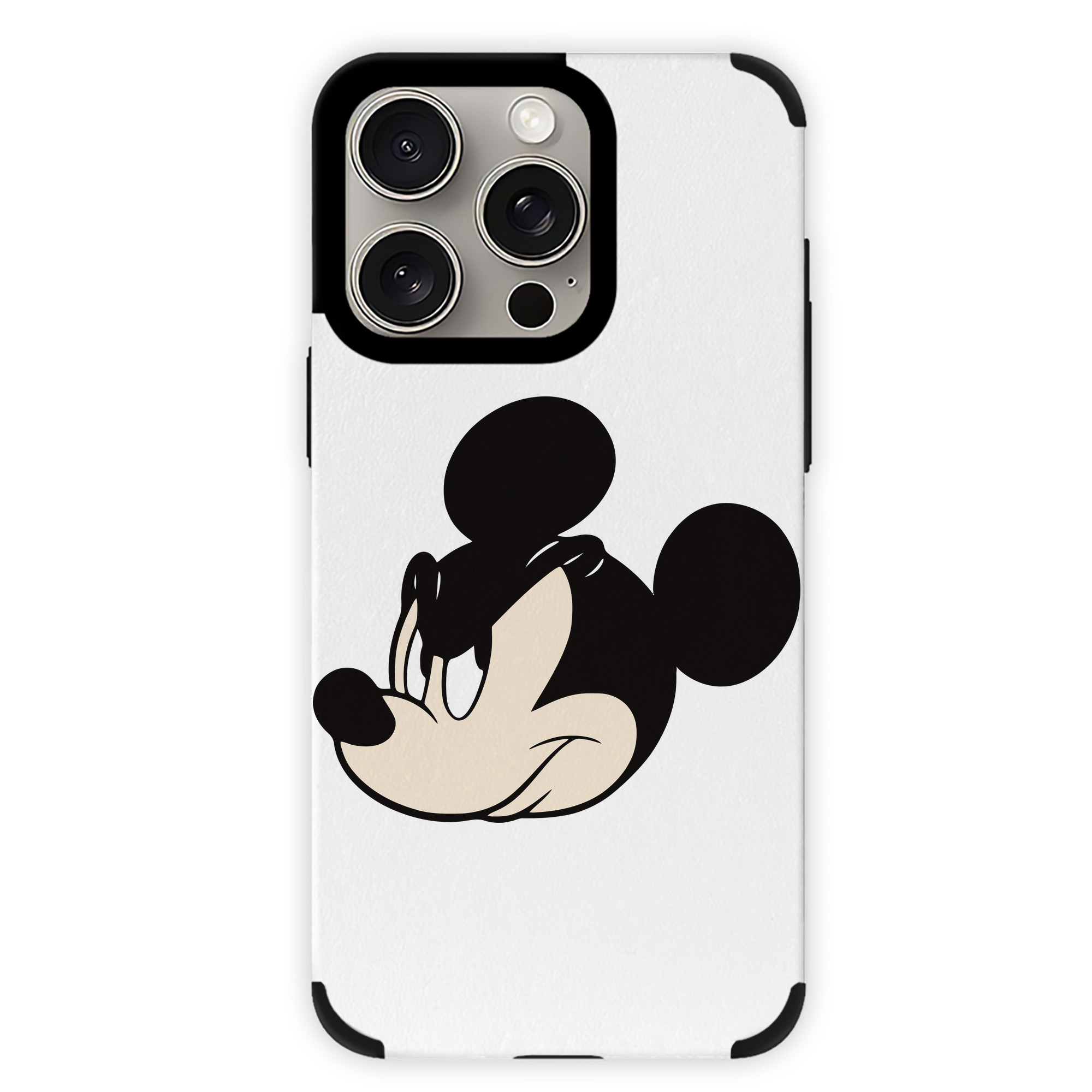 （画像用） ミッキーマウス Mickey Mouse 【iPhone15ProMax対応】 PUレザー スマホケース 耐衝撃＆黄変防止
