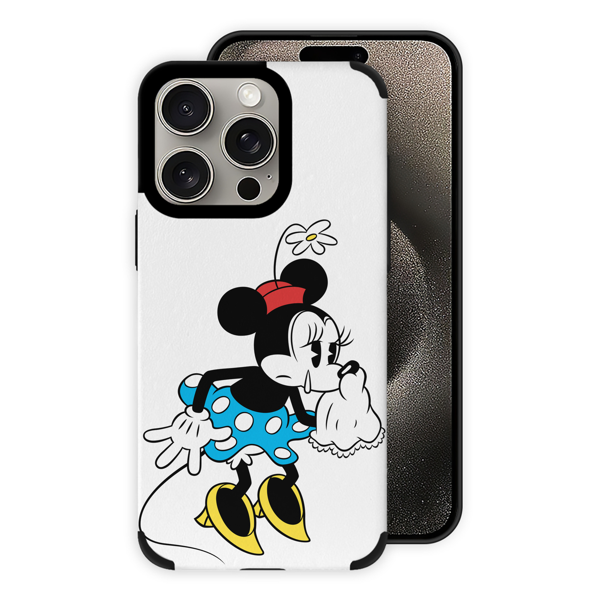 （画像用） ミッキーマウス Mickey Mouse 【iPhone15ProMax対応】 PUレザー スマホケース 耐衝撃＆黄変防止