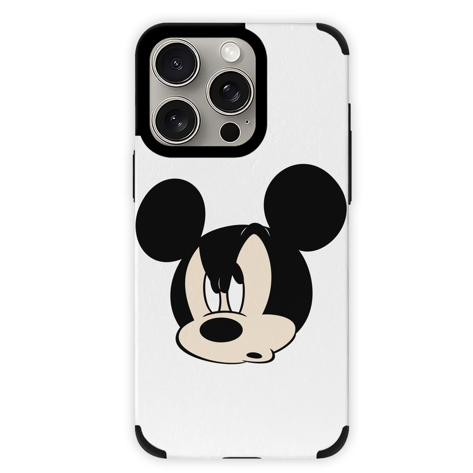 （画像用） ミッキーマウス Mickey Mouse 【iPhone15ProMax対応】 PUレザー スマホケース 耐衝撃＆黄変防止