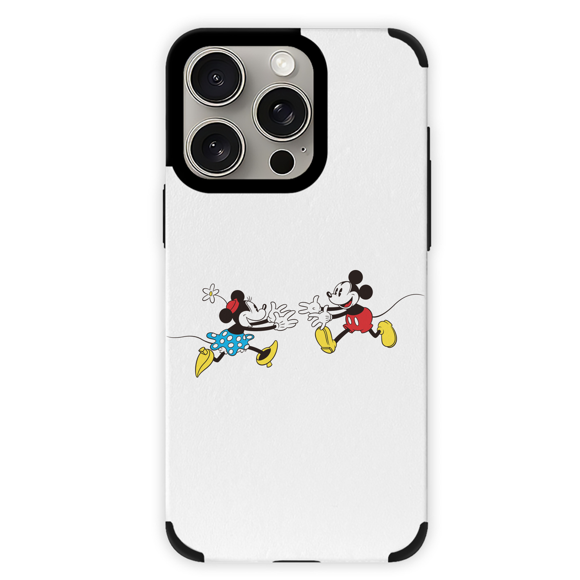 （画像用） ミッキーマウス Mickey Mouse 【iPhone15ProMax対応】 PUレザー スマホケース 耐衝撃＆黄変防止