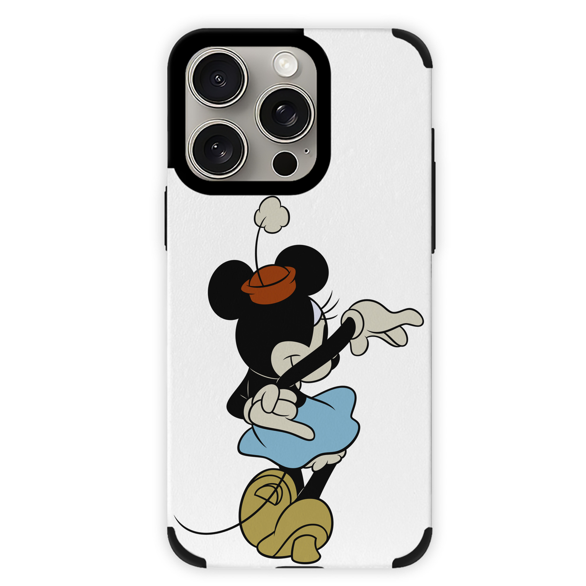 （画像用） ミッキーマウス Mickey Mouse 【iPhone15ProMax対応】 PUレザー スマホケース 耐衝撃＆黄変防止