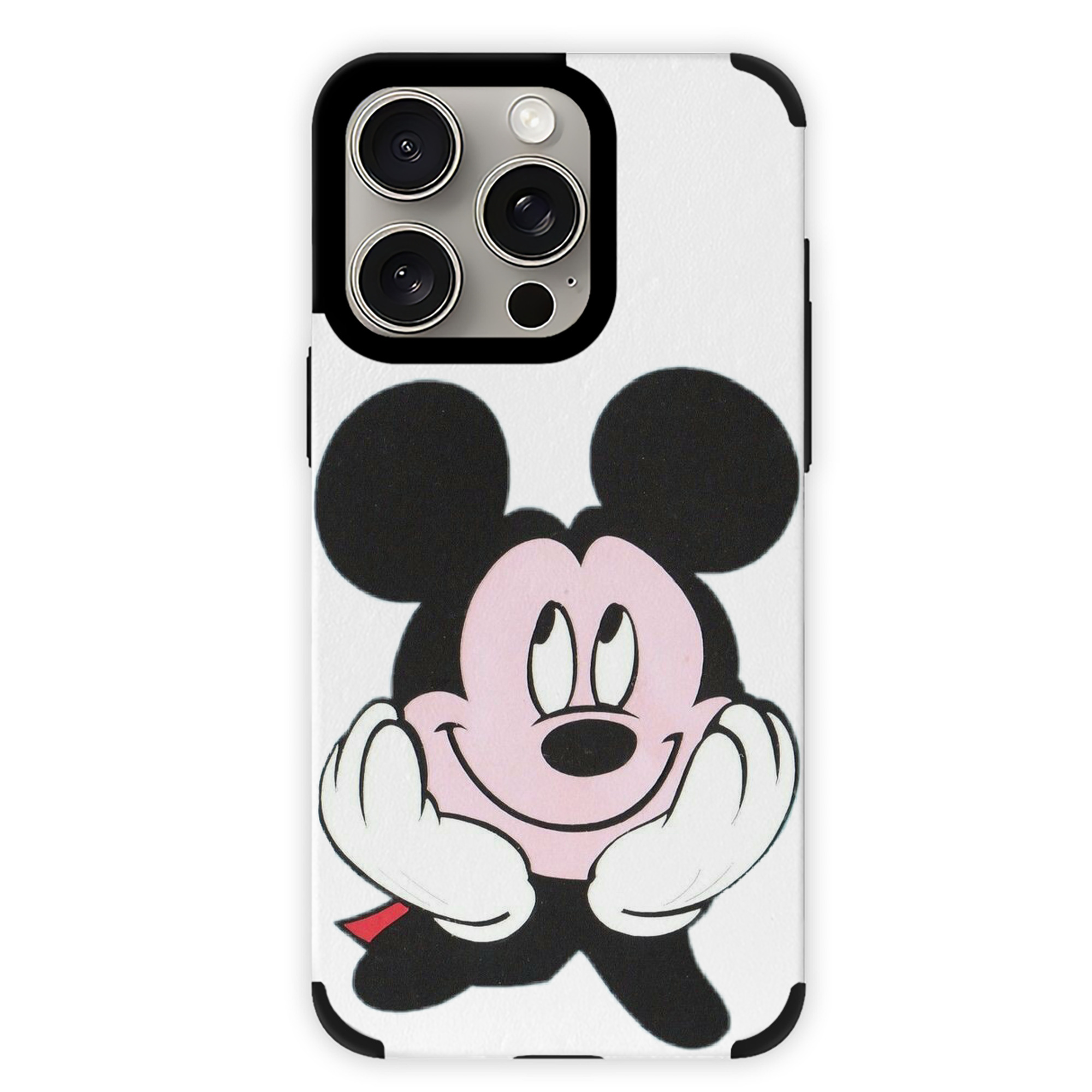 （画像用） ミッキーマウス Mickey Mouse 【iPhone15ProMax対応】 PUレザー スマホケース 耐衝撃＆黄変防止