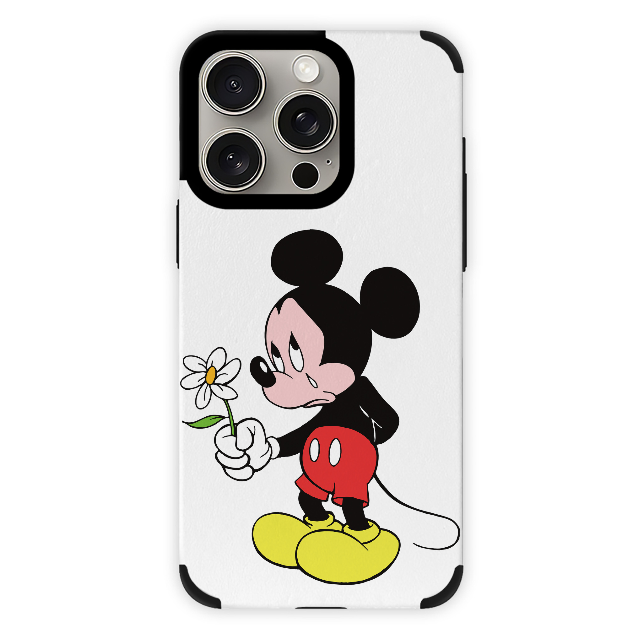 （画像用） ミッキーマウス Mickey Mouse 【iPhone15ProMax対応】 PUレザー スマホケース 耐衝撃＆黄変防止