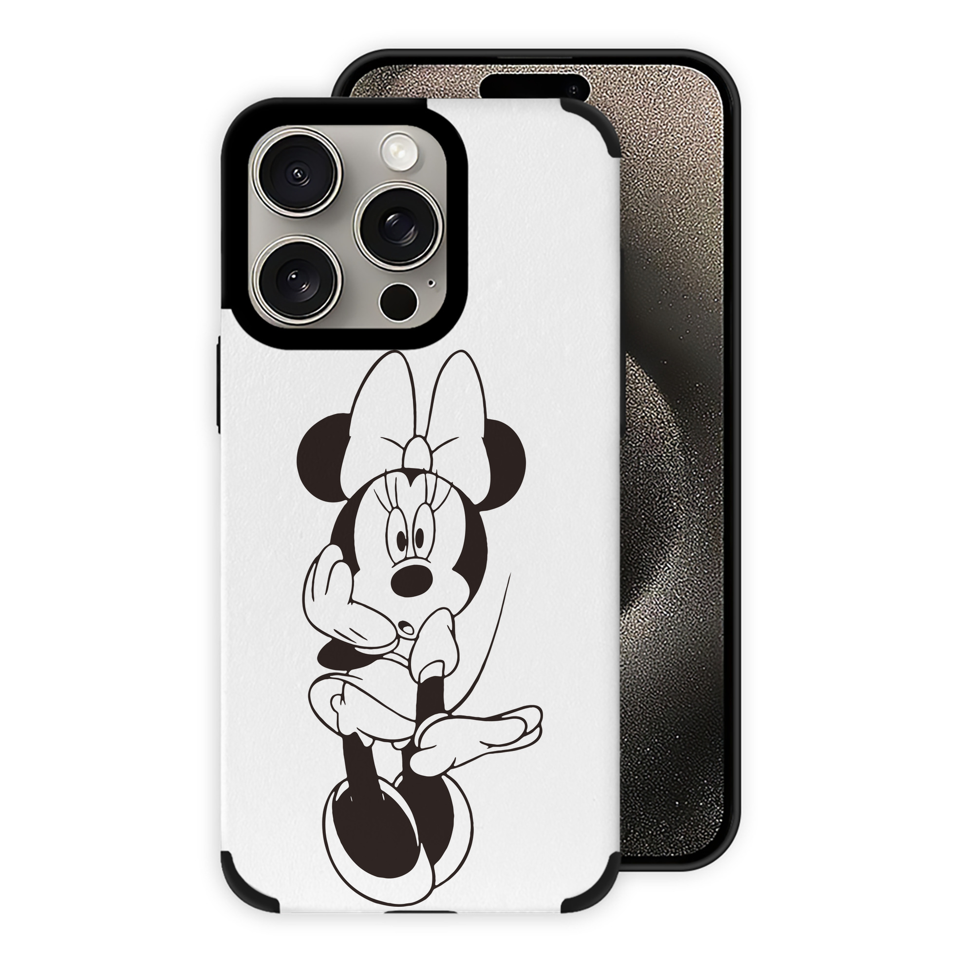 （画像用） ミッキーマウス Mickey Mouse 【iPhone15ProMax対応】 PUレザー スマホケース 耐衝撃＆黄変防止