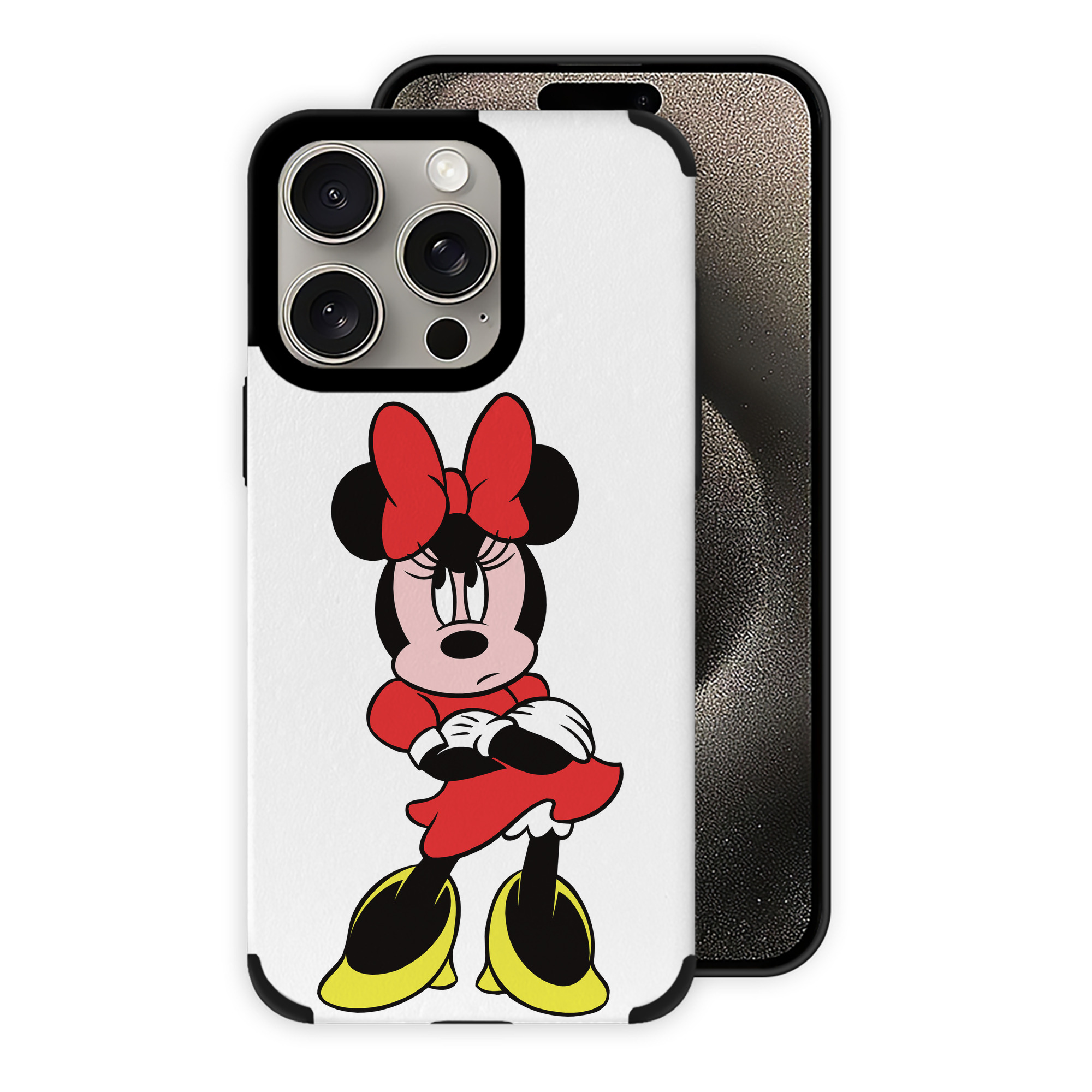 （画像用） ミッキーマウス Mickey Mouse 【iPhone15ProMax対応】 PUレザー スマホケース 耐衝撃＆黄変防止