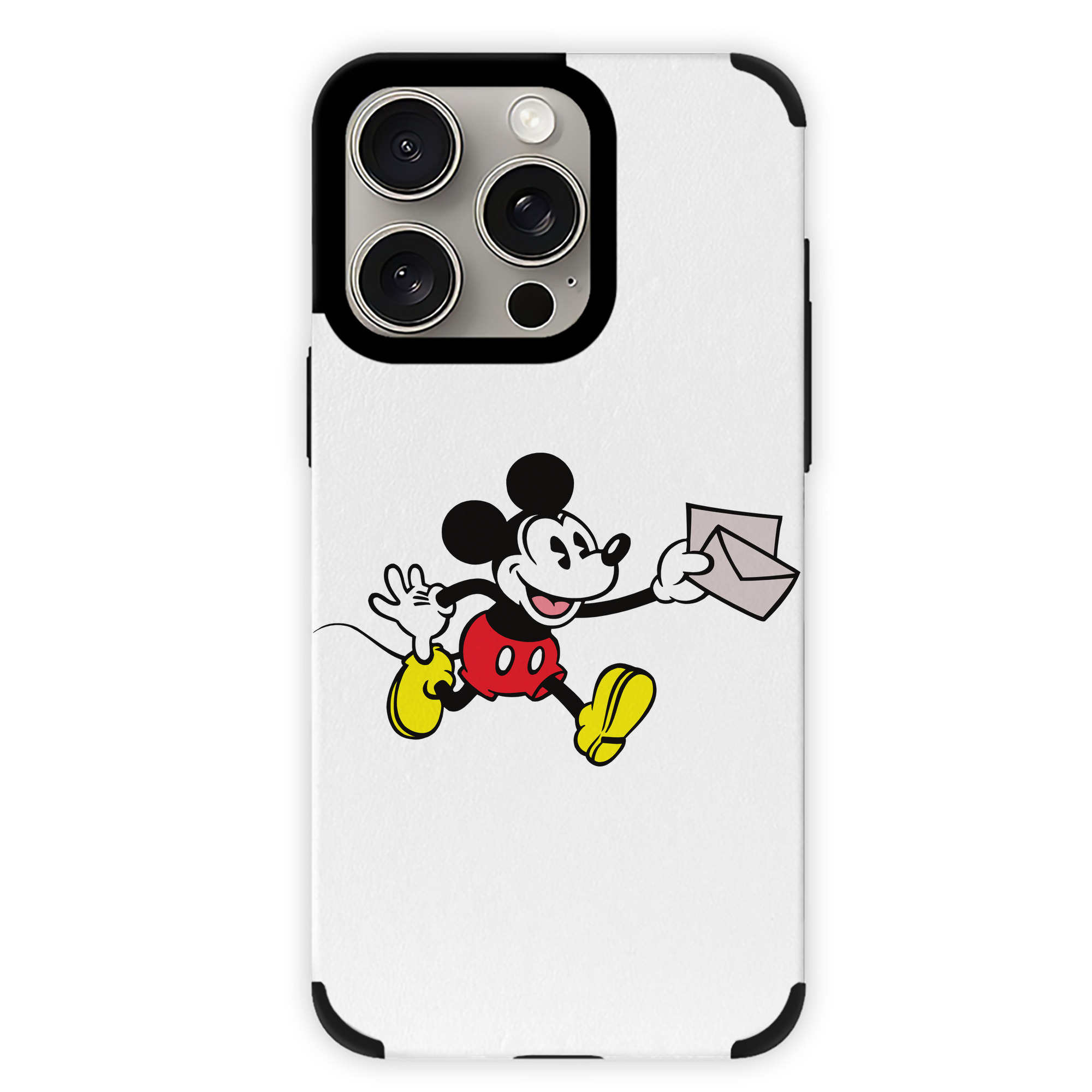 （画像用） ミッキーマウス Mickey Mouse 【iPhone15ProMax対応】 PUレザー スマホケース 耐衝撃＆黄変防止