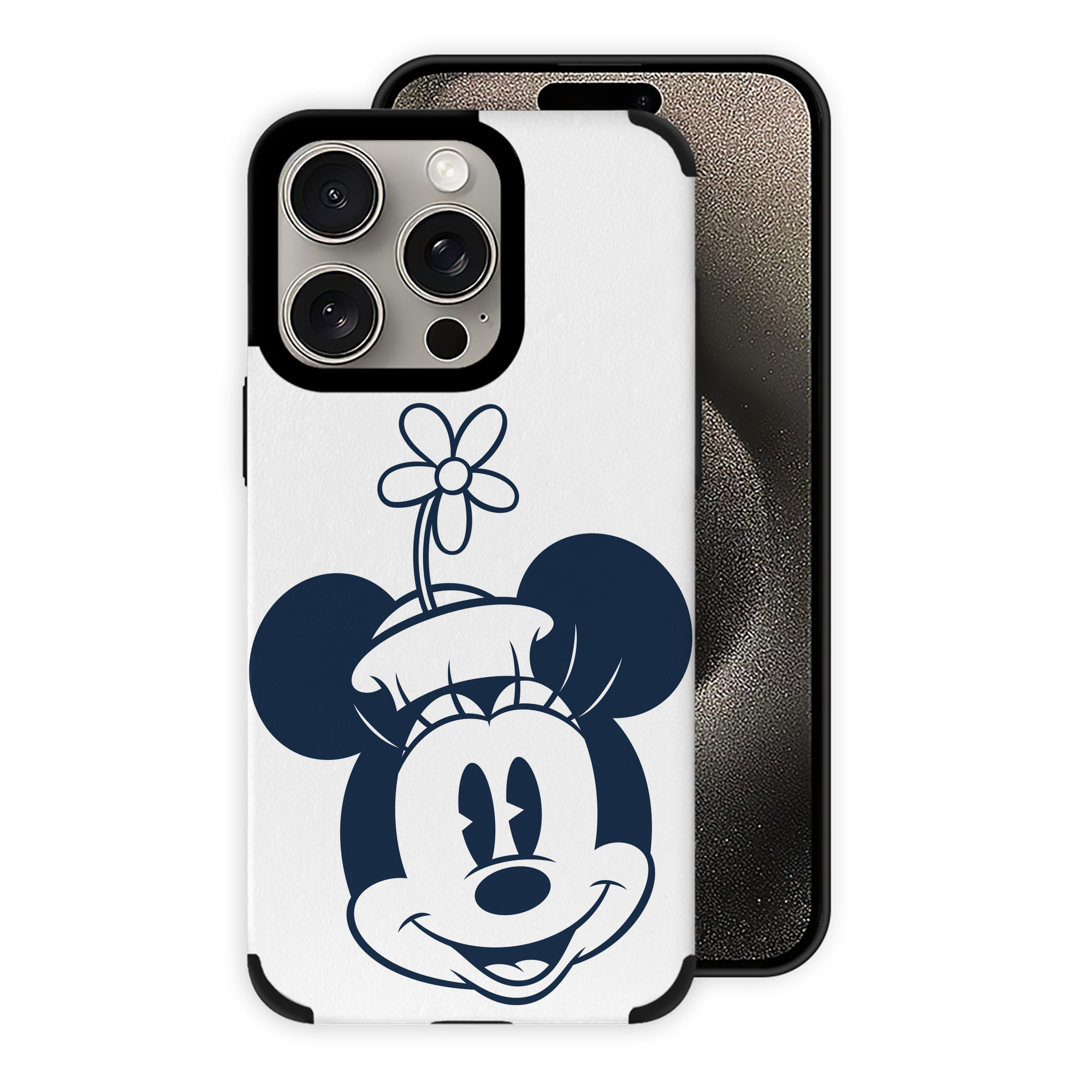（画像用） ミッキーマウス Mickey Mouse 【iPhone15ProMax対応】 PUレザー スマホケース 耐衝撃＆黄変防止