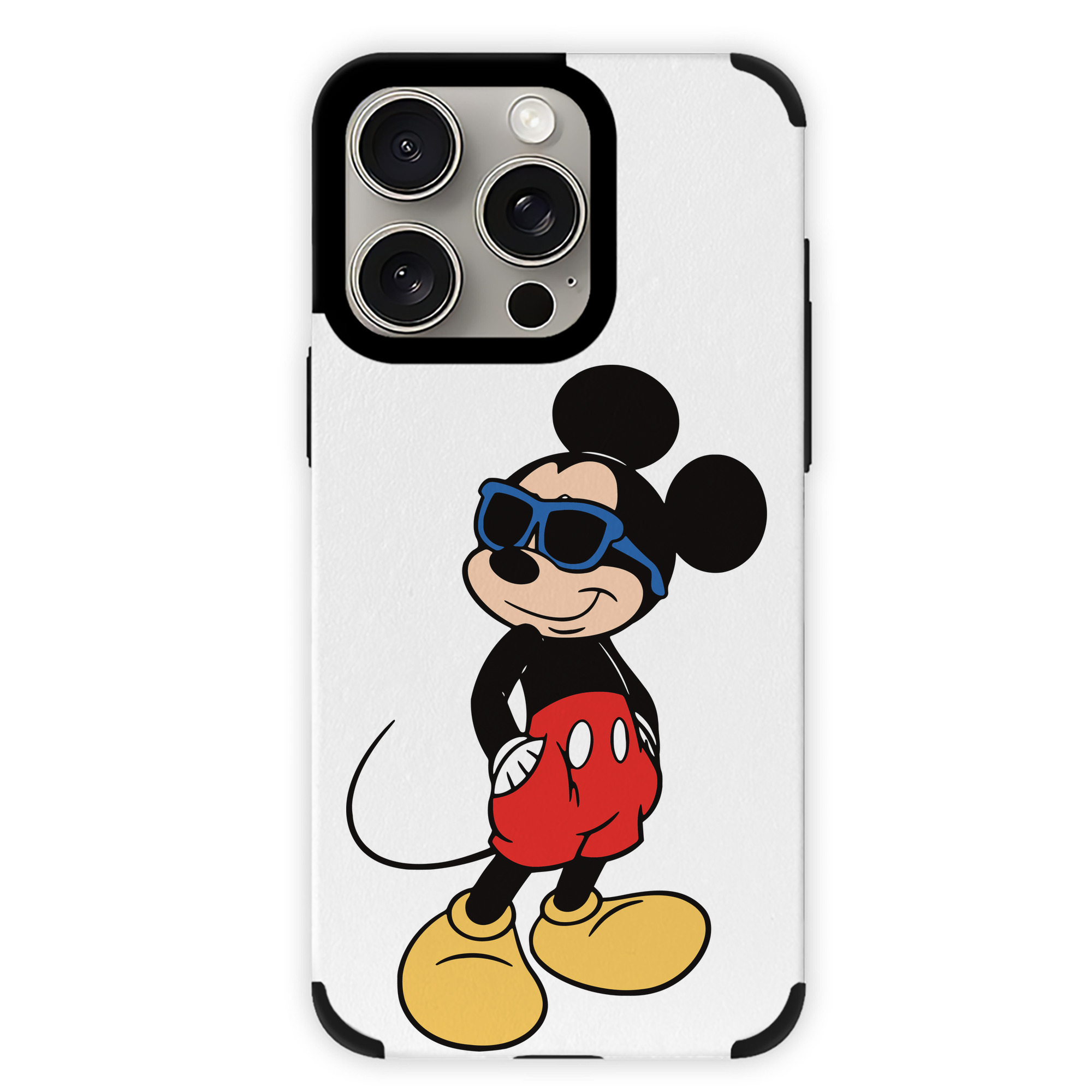 （画像用） ミッキーマウス Mickey Mouse 【iPhone15ProMax対応】 PUレザー スマホケース 耐衝撃＆黄変防止