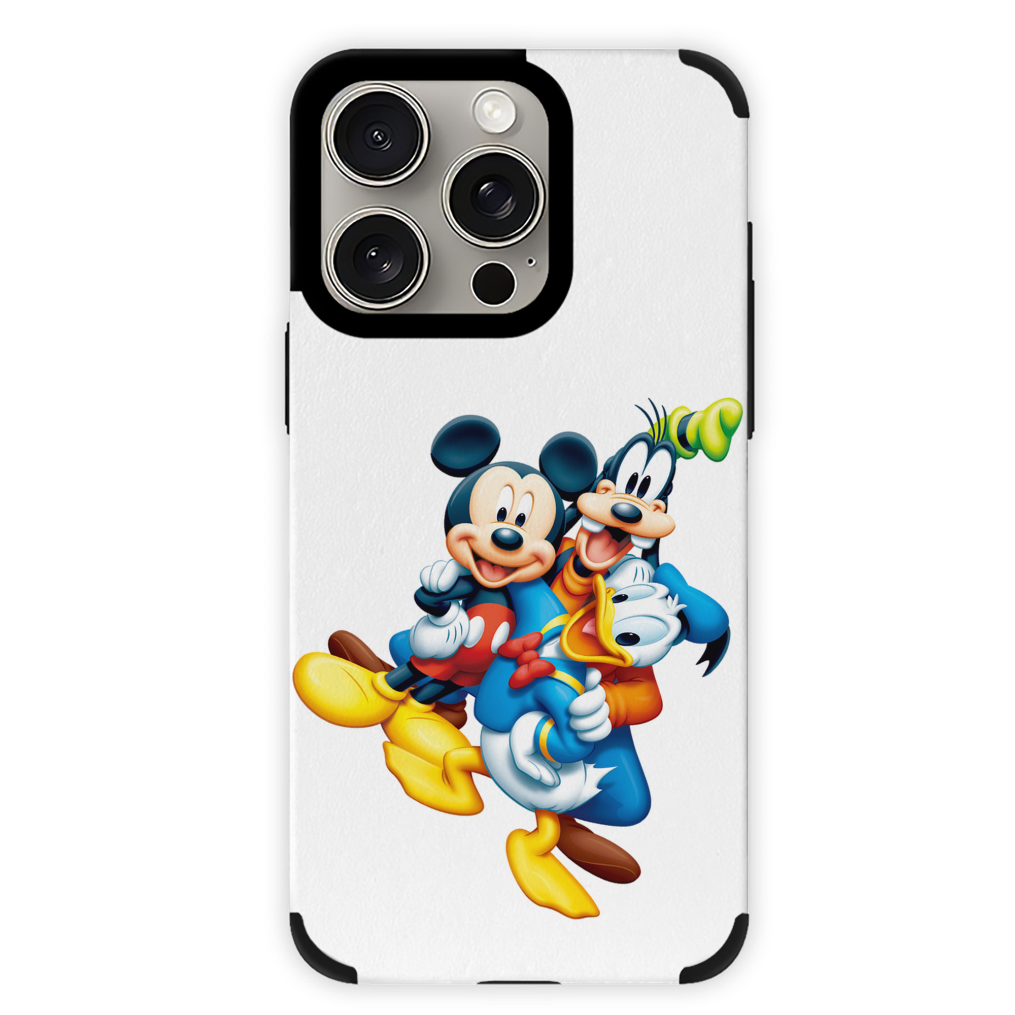 （画像用） ミッキーマウス Mickey Mouse 【iPhone15ProMax対応】 PUレザー スマホケース 耐衝撃＆黄変防止