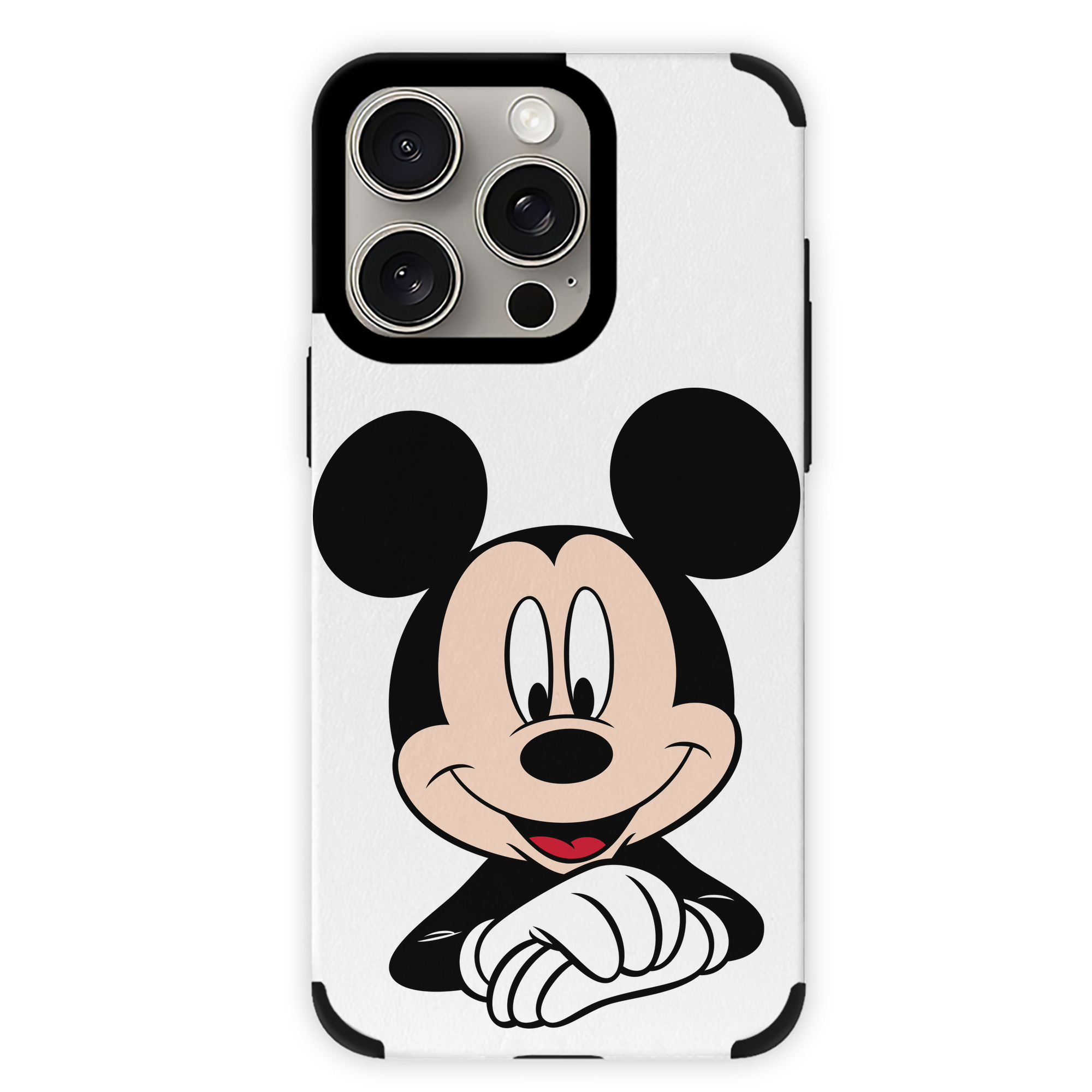 （画像用） ミッキーマウス Mickey Mouse 【iPhone15ProMax対応】 PUレザー スマホケース 耐衝撃＆黄変防止