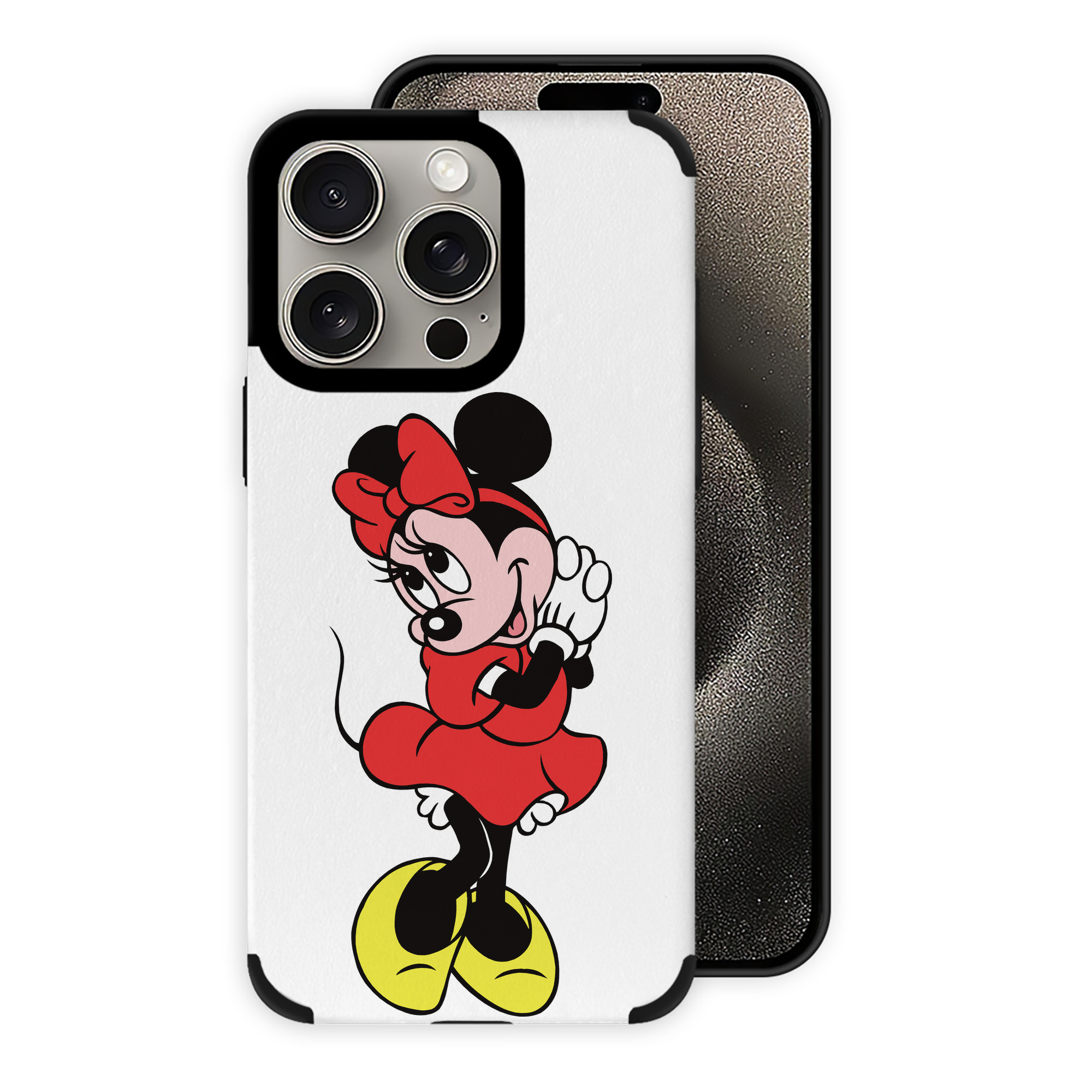 （画像用） ミッキーマウス Mickey Mouse 【iPhone15ProMax対応】 PUレザー スマホケース 耐衝撃＆黄変防止