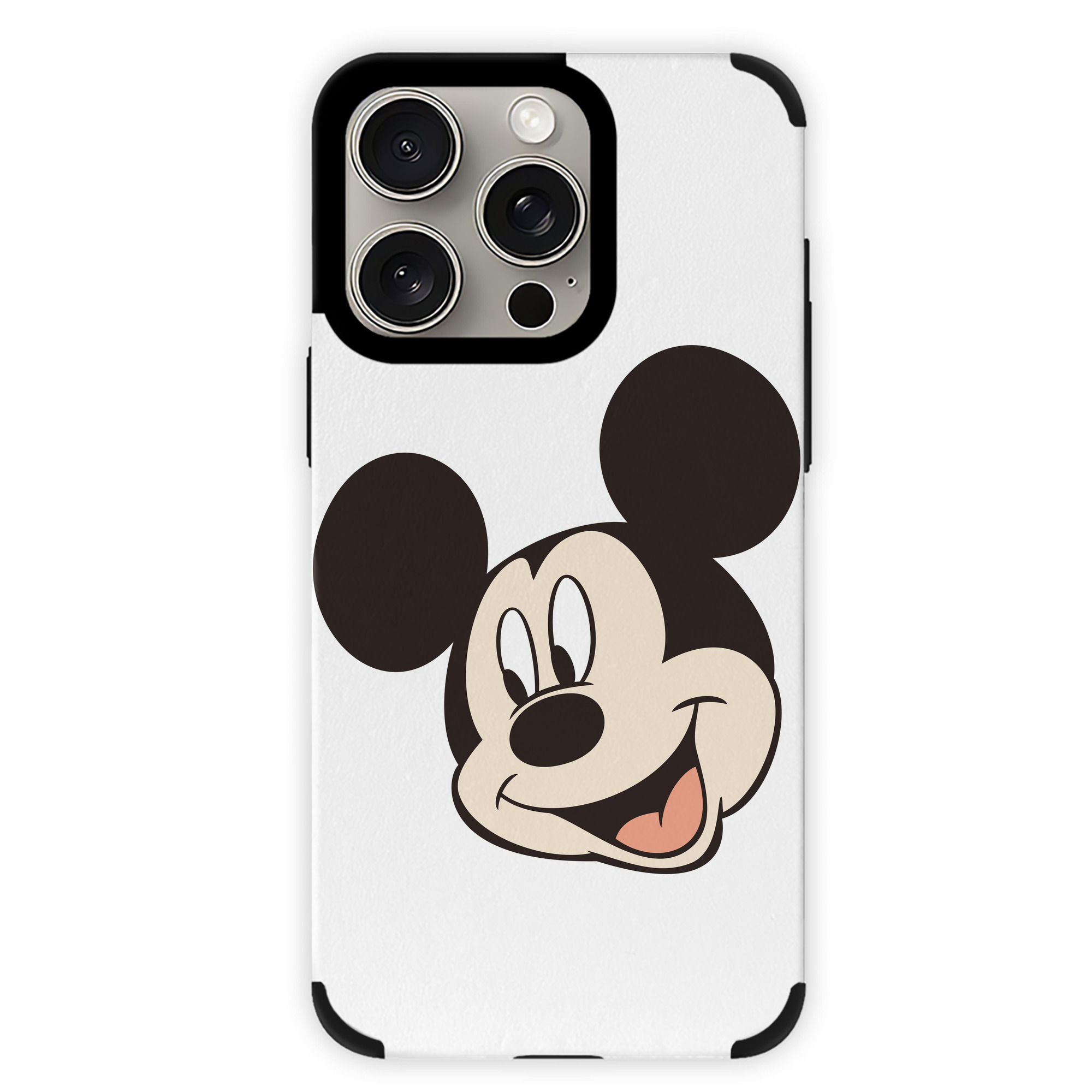 （画像用） ミッキーマウス Mickey Mouse 【iPhone15ProMax対応】 PUレザー スマホケース 耐衝撃＆黄変防止