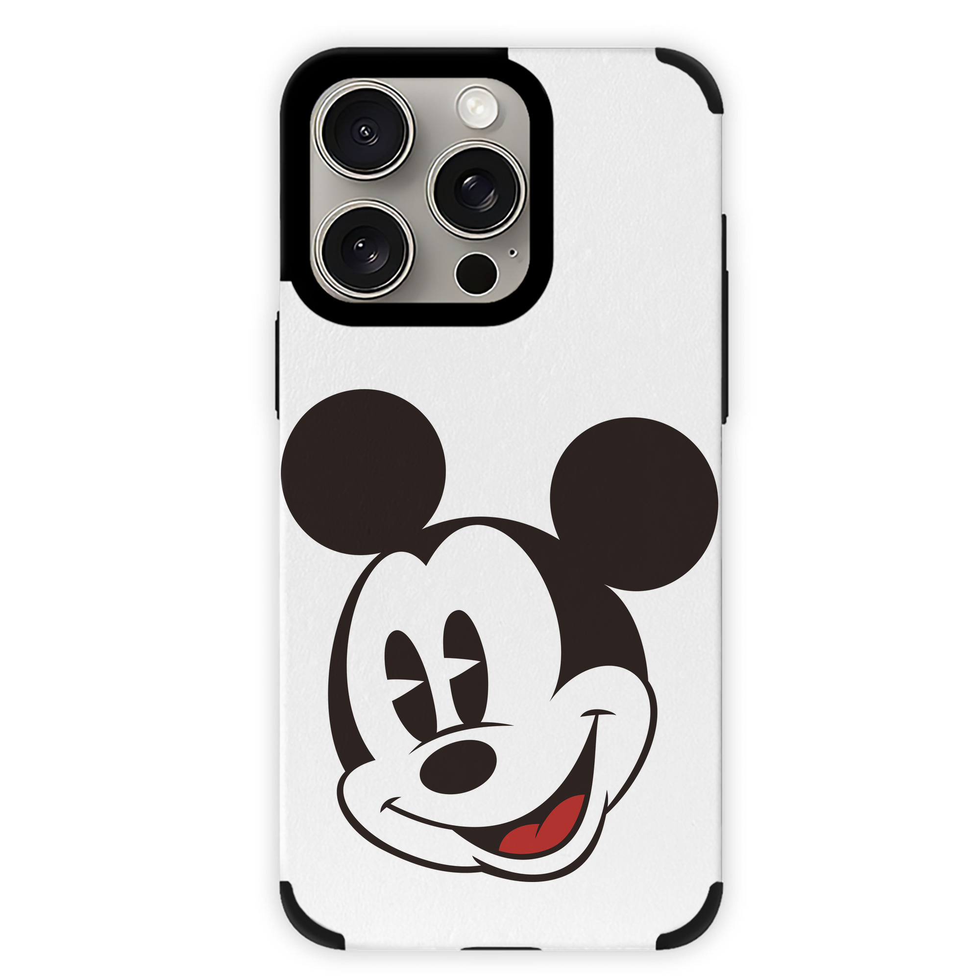 （画像用） ミッキーマウス Mickey Mouse 【iPhone15ProMax対応】 PUレザー スマホケース 耐衝撃＆黄変防止