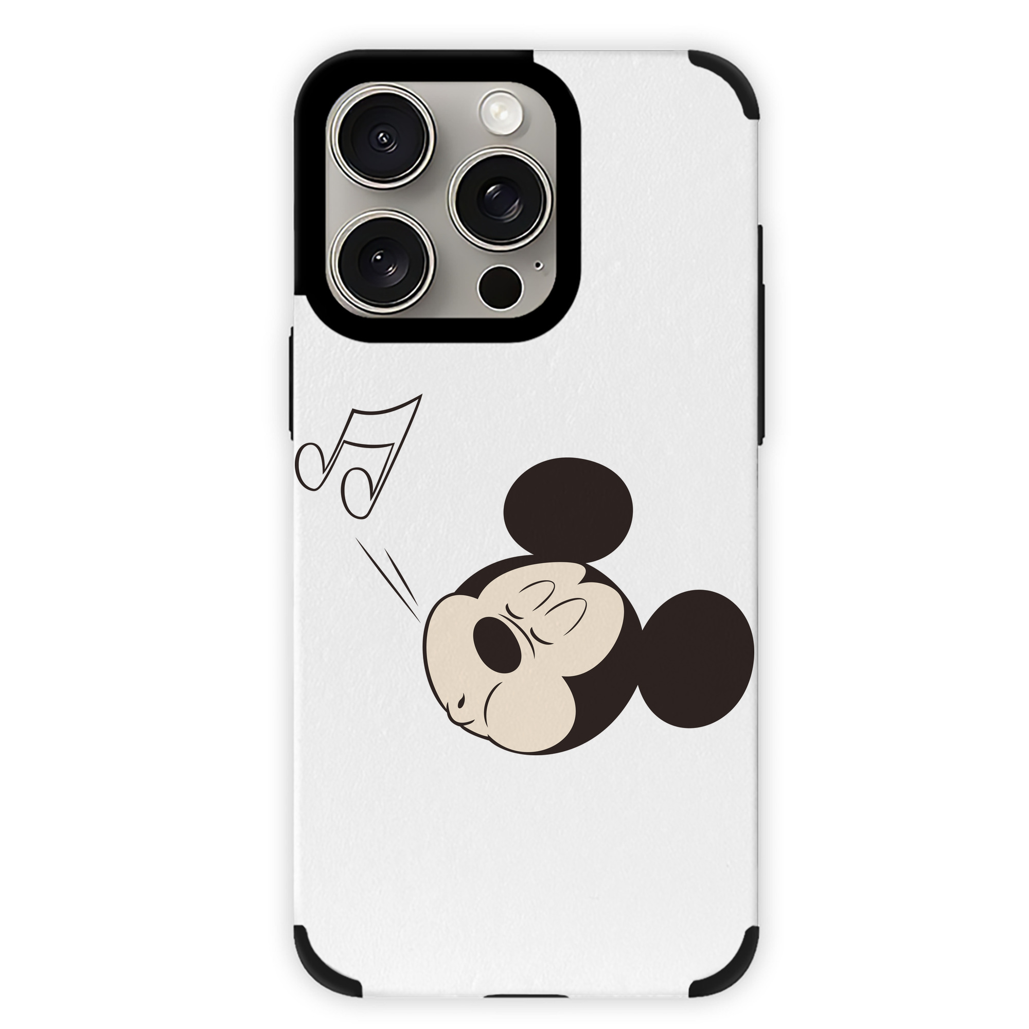 （画像用） ミッキーマウス Mickey Mouse 【iPhone15ProMax対応】 PUレザー スマホケース 耐衝撃＆黄変防止