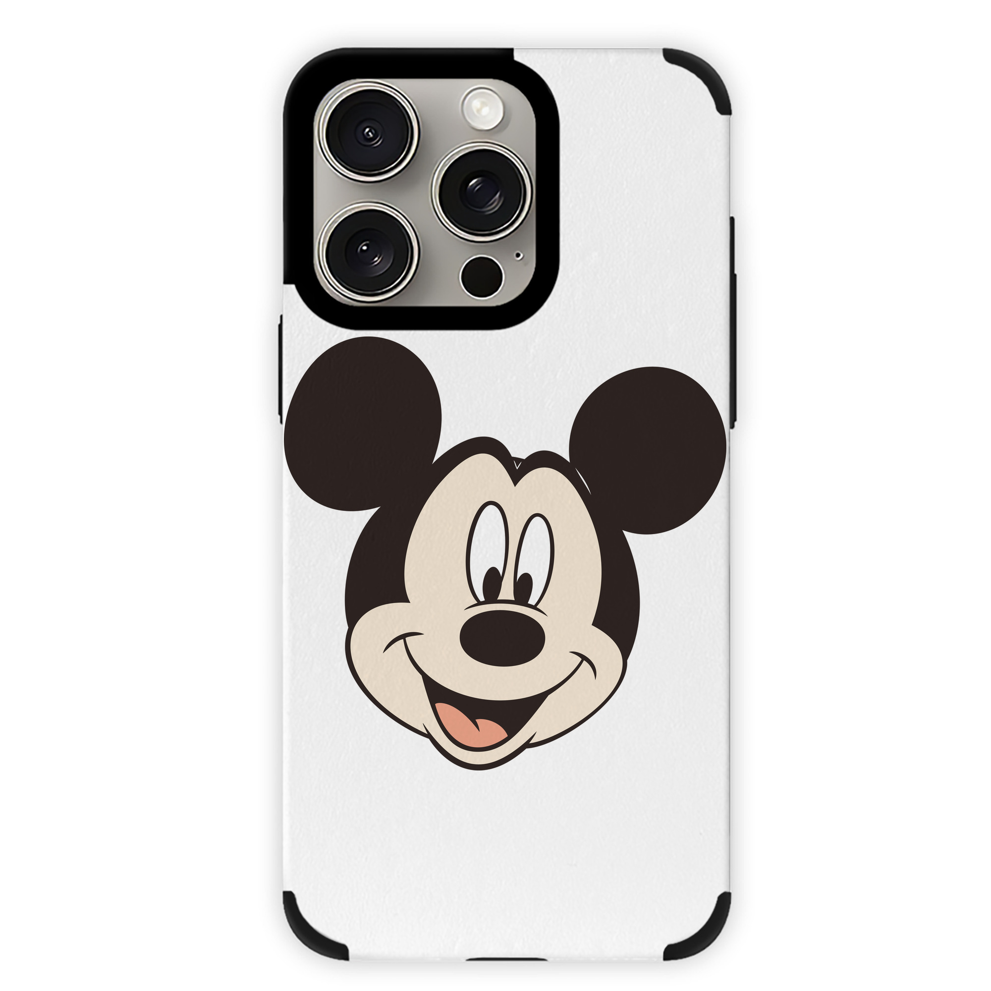 （画像用） ミッキーマウス Mickey Mouse 【iPhone15ProMax対応】 PUレザー スマホケース 耐衝撃＆黄変防止