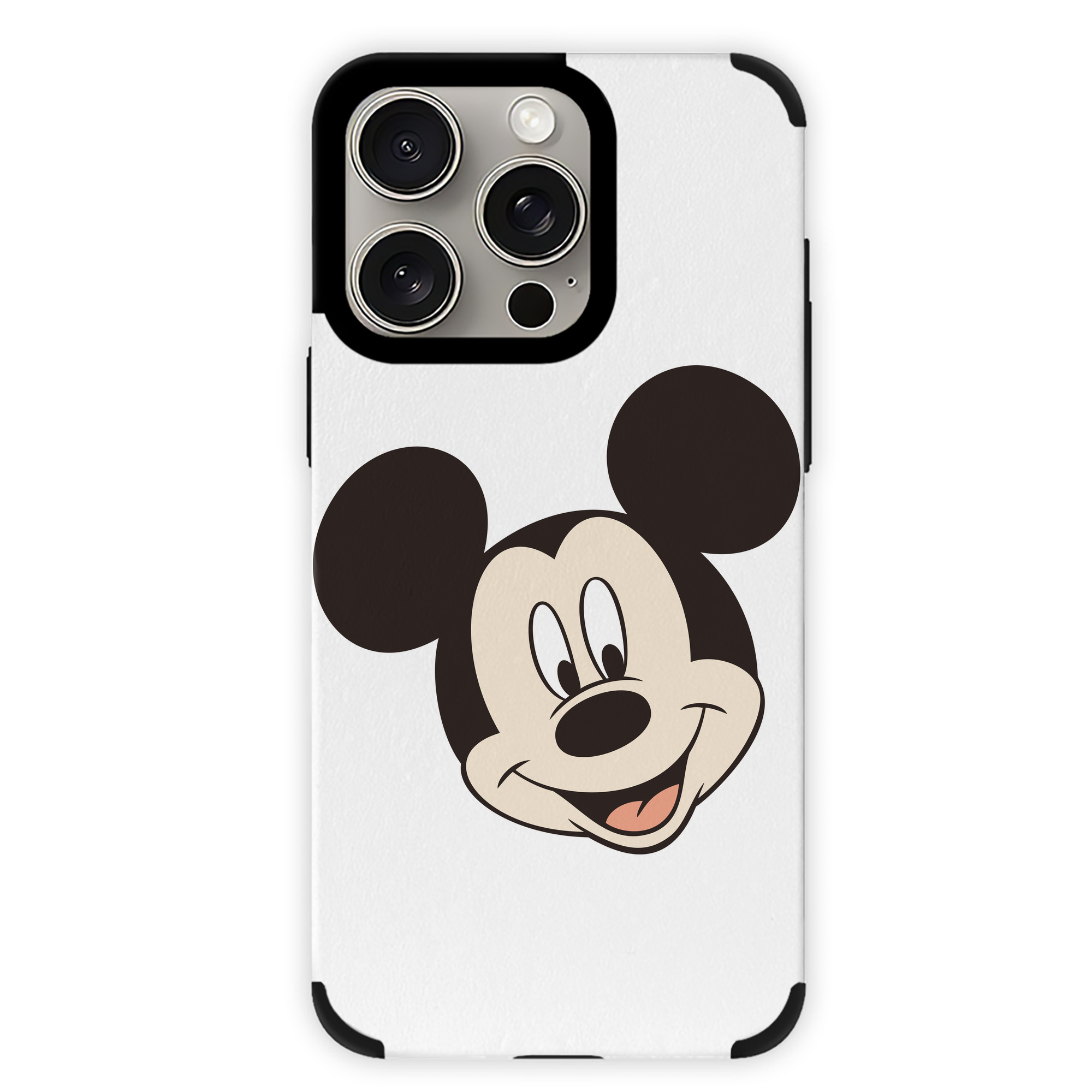 （画像用） ミッキーマウス Mickey Mouse 【iPhone15ProMax対応】 PUレザー スマホケース 耐衝撃＆黄変防止