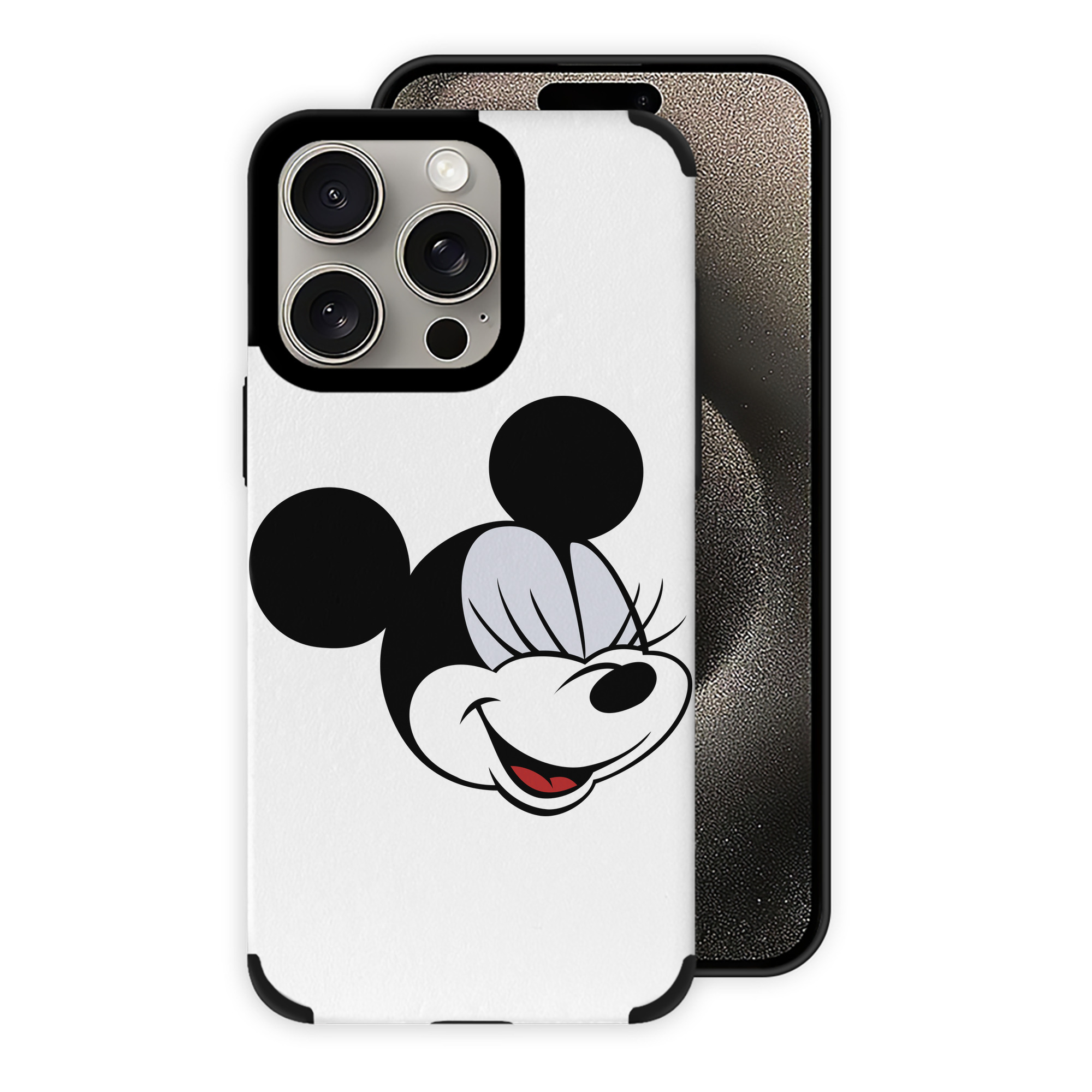 （画像用） ミッキーマウス Mickey Mouse 【iPhone15ProMax対応】 PUレザー スマホケース 耐衝撃＆黄変防止