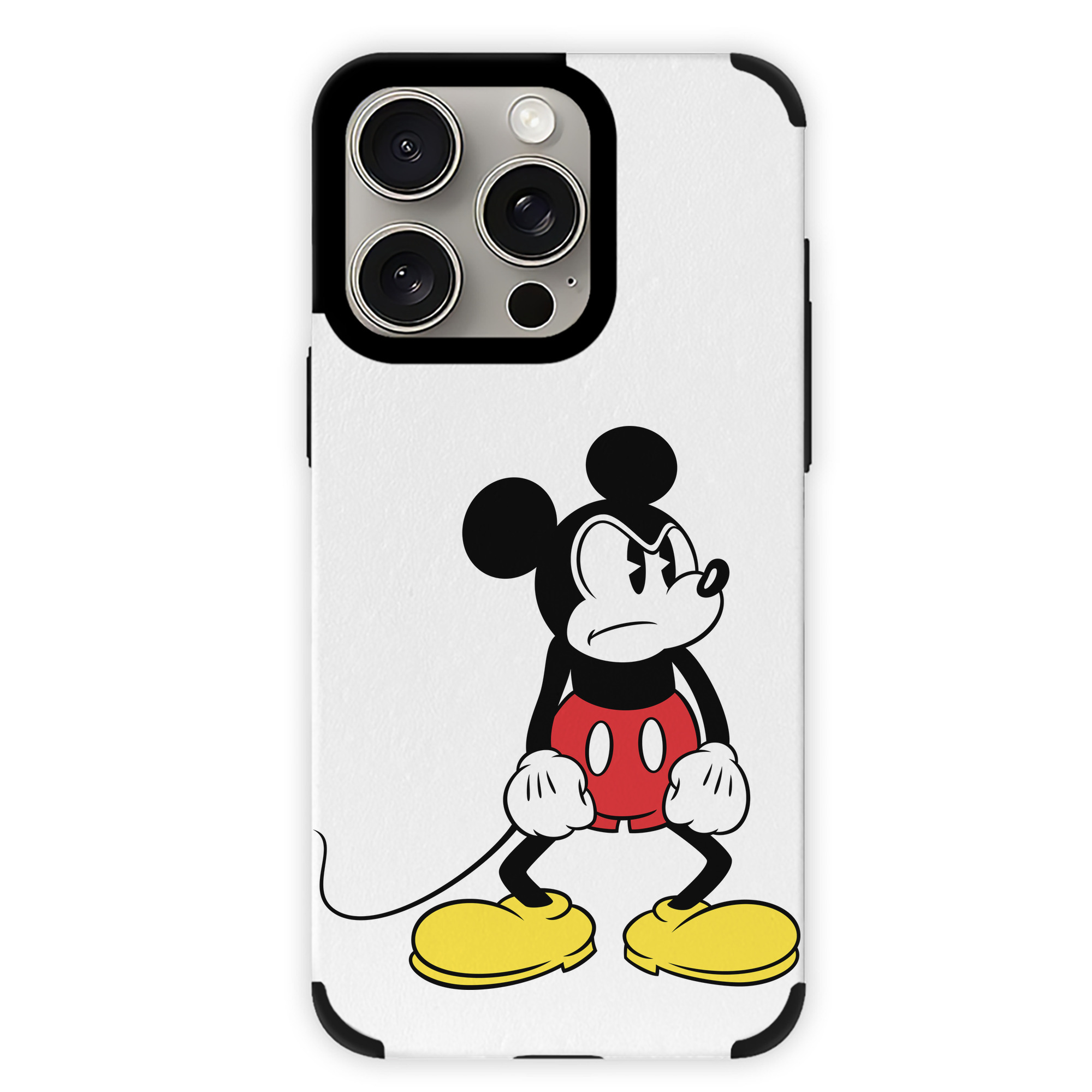 （画像用） ミッキーマウス Mickey Mouse 【iPhone15ProMax対応】 PUレザー スマホケース 耐衝撃＆黄変防止