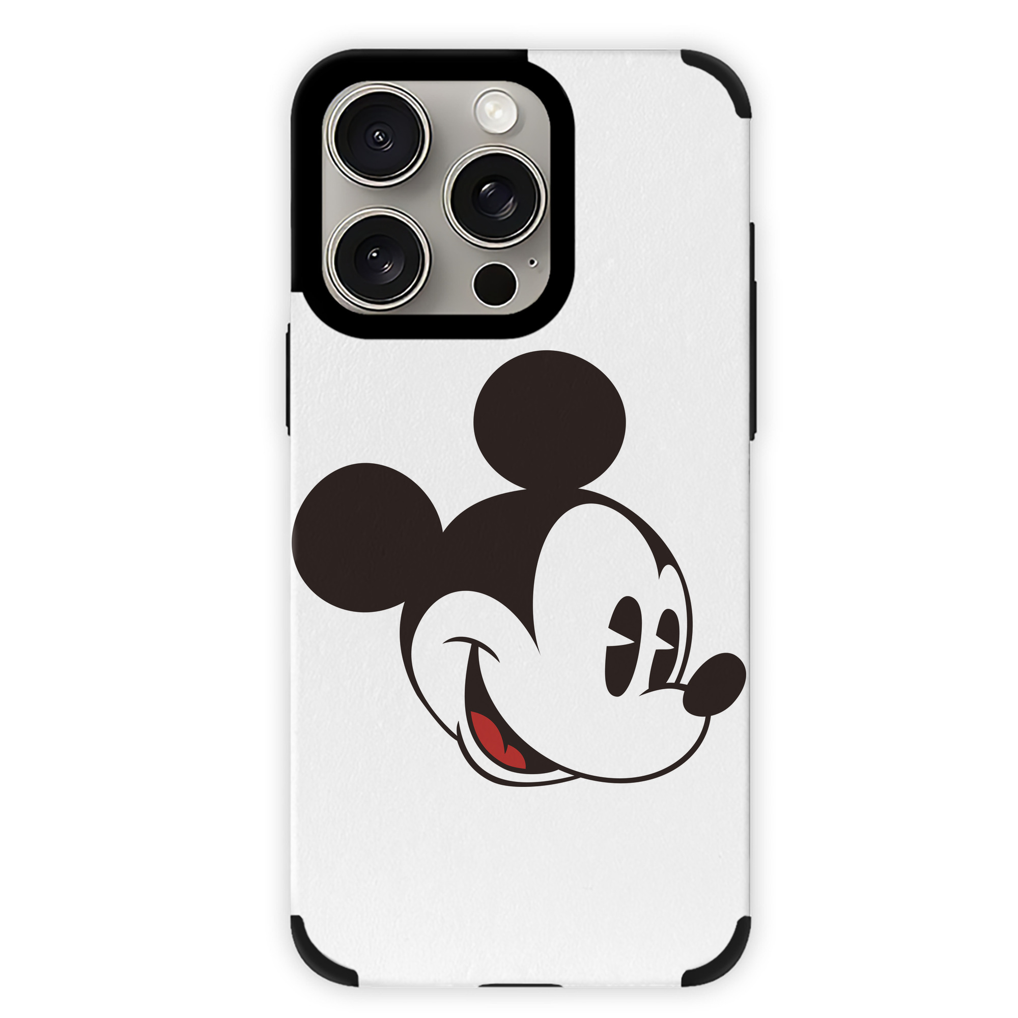 （画像用） ミッキーマウス Mickey Mouse 【iPhone15ProMax対応】 PUレザー スマホケース 耐衝撃＆黄変防止