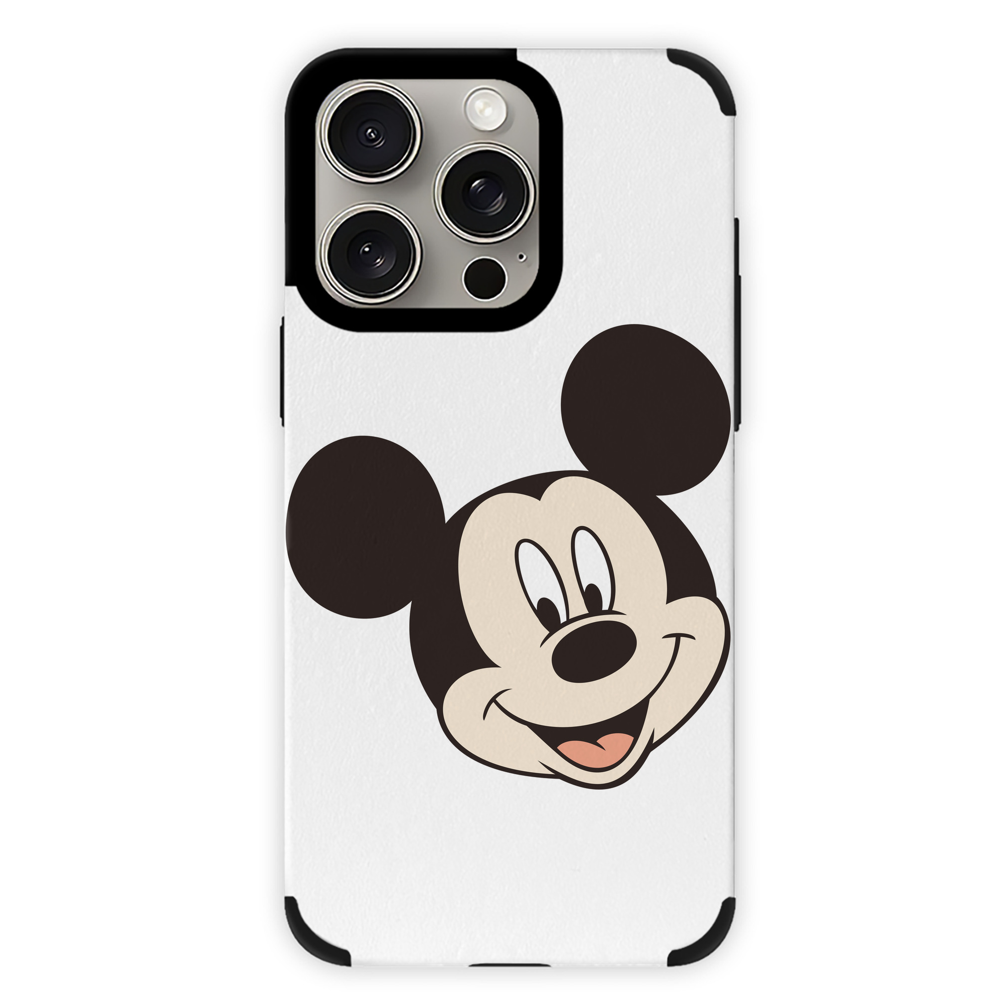 （画像用） ミッキーマウス Mickey Mouse 【iPhone15ProMax対応】 PUレザー スマホケース 耐衝撃＆黄変防止