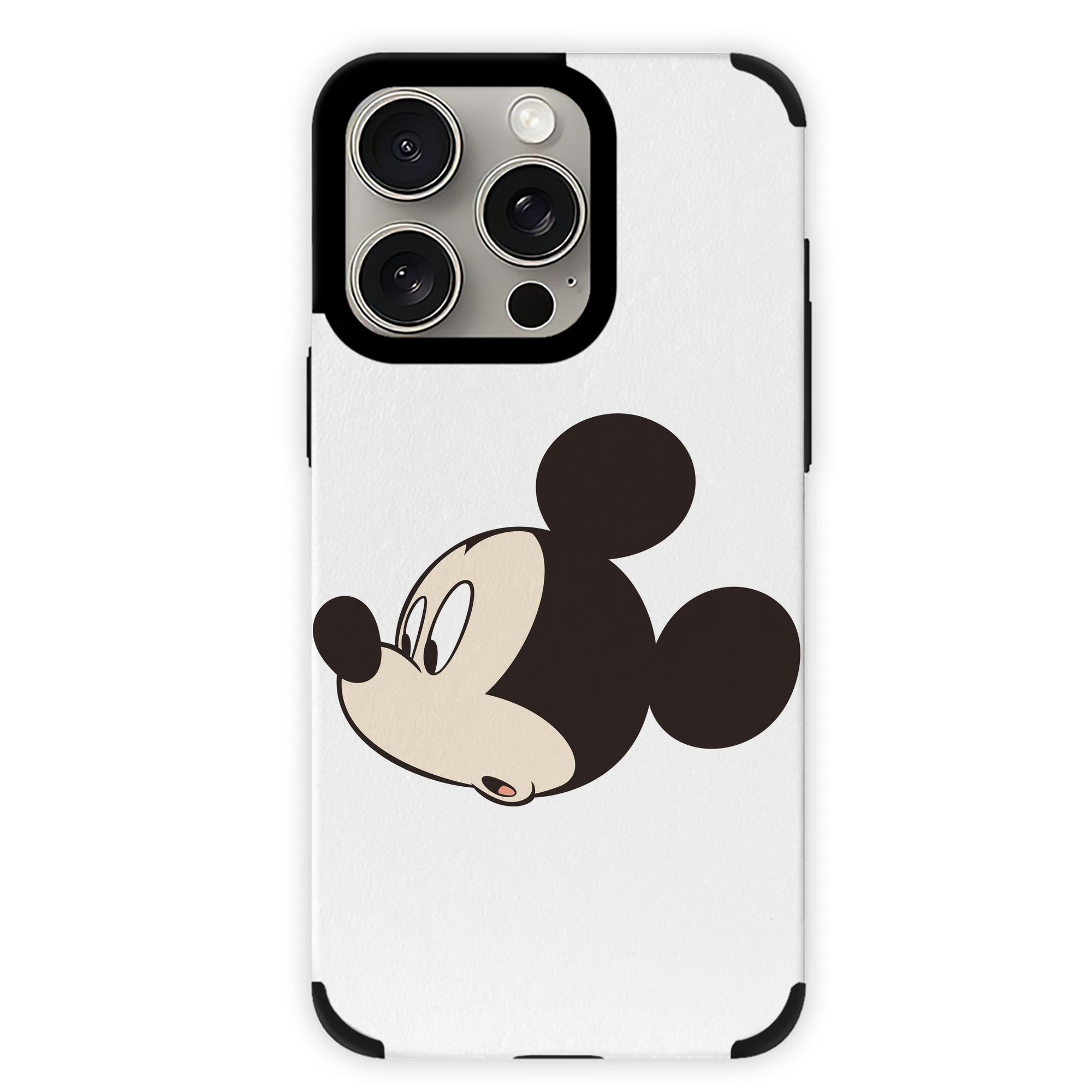 （画像用） ミッキーマウス Mickey Mouse 【iPhone15ProMax対応】 PUレザー スマホケース 耐衝撃＆黄変防止