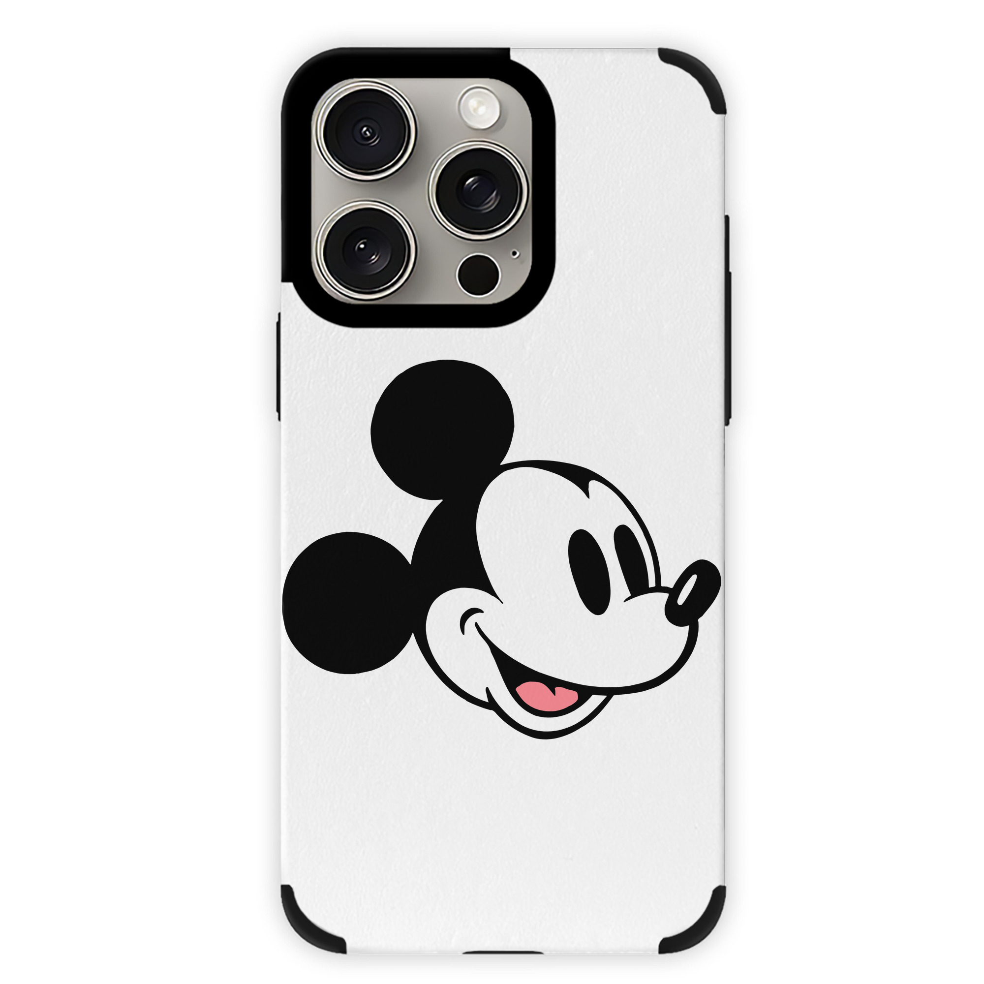 （画像用） ミッキーマウス Mickey Mouse 【iPhone15ProMax対応】 PUレザー スマホケース 耐衝撃＆黄変防止