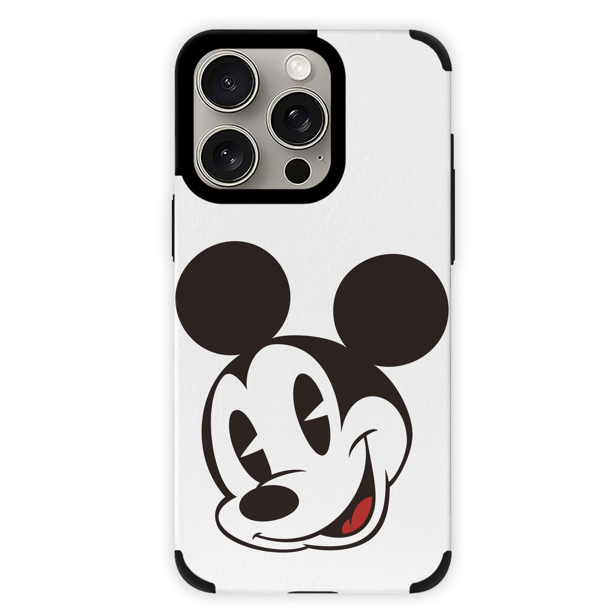 （画像用） ミッキーマウス Mickey Mouse 【iPhone15ProMax対応】 PUレザー スマホケース 耐衝撃＆黄変防止