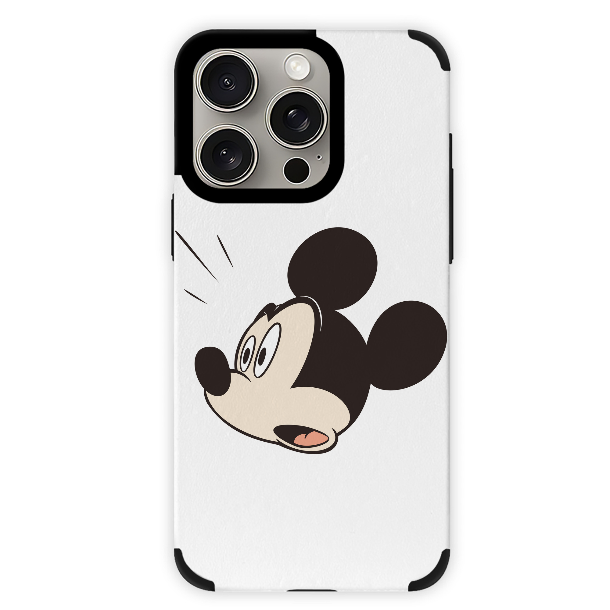 （画像用） ミッキーマウス Mickey Mouse 【iPhone15ProMax対応】 PUレザー スマホケース 耐衝撃＆黄変防止