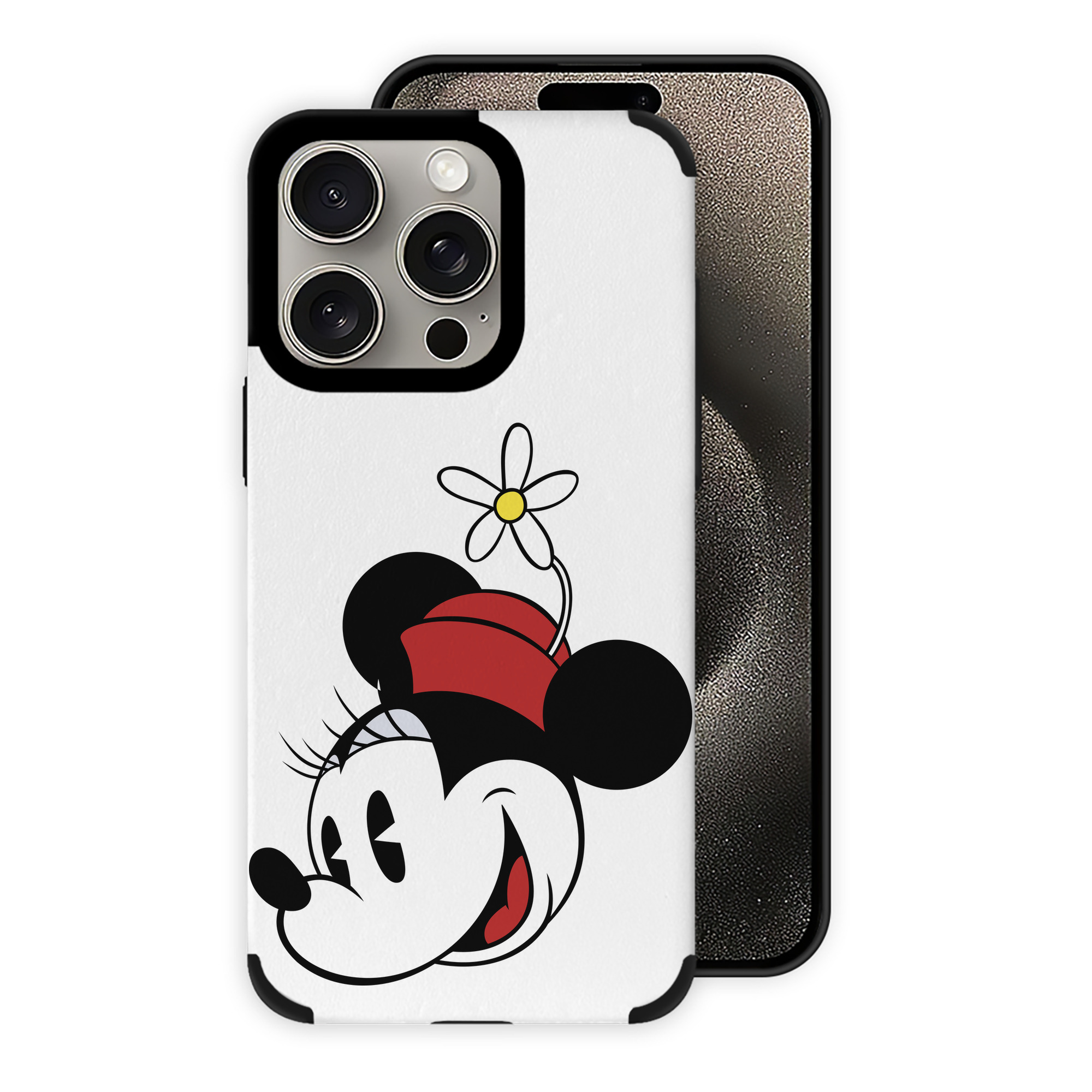 （画像用） ミッキーマウス Mickey Mouse 【iPhone15ProMax対応】 PUレザー スマホケース 耐衝撃＆黄変防止