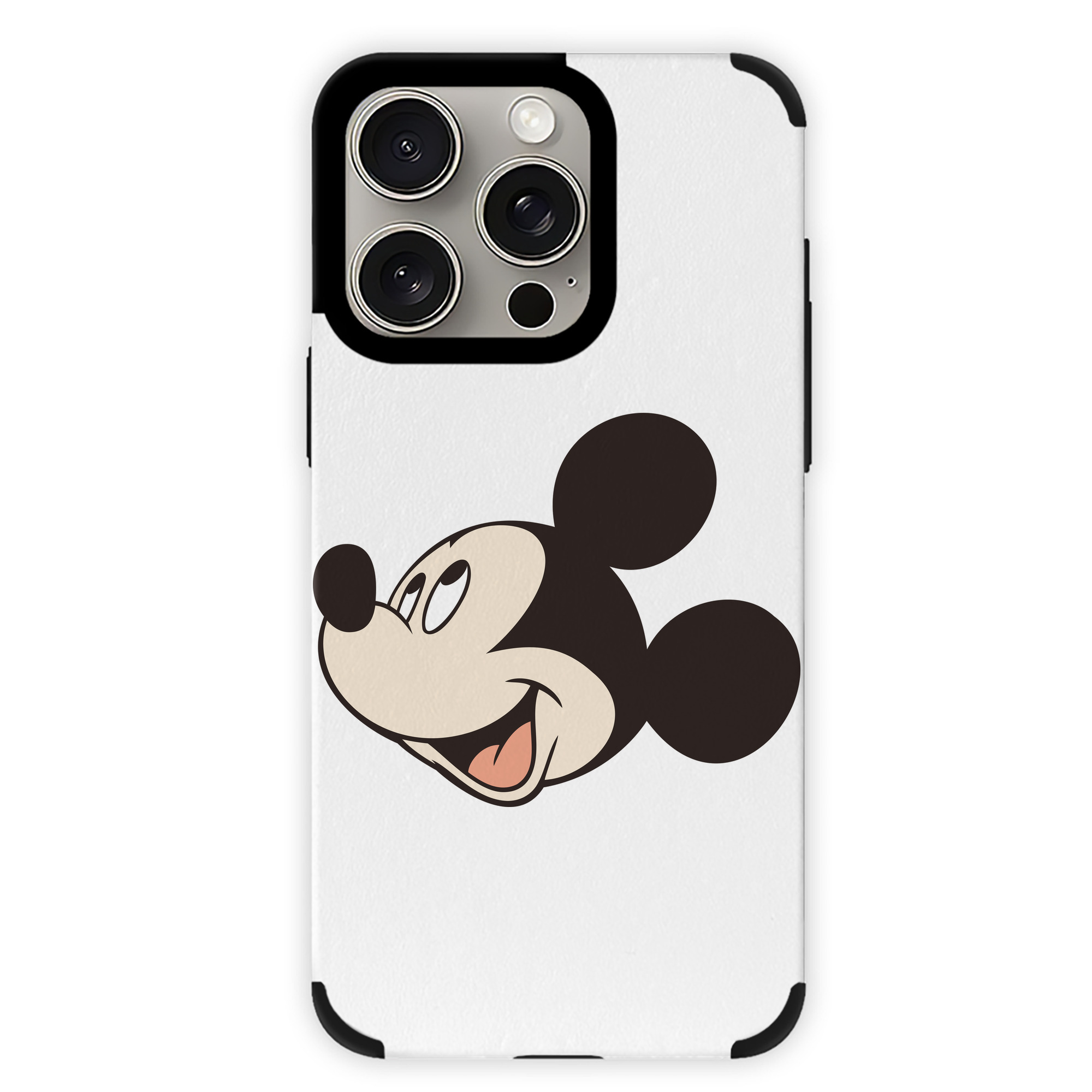 （画像用） ミッキーマウス Mickey Mouse 【iPhone15ProMax対応】 PUレザー スマホケース 耐衝撃＆黄変防止