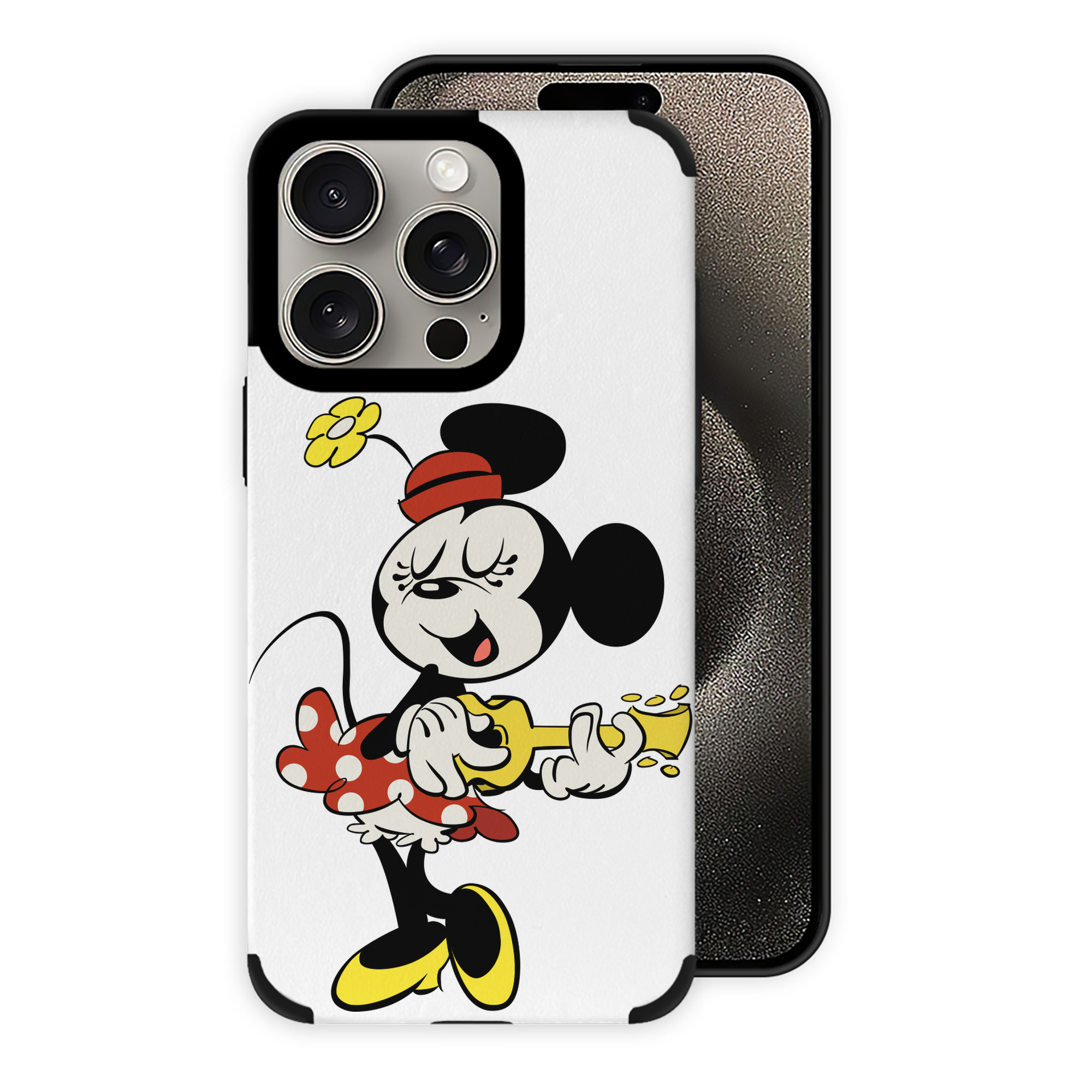 （画像用） ミッキーマウス Mickey Mouse 【iPhone15ProMax対応】 PUレザー スマホケース 耐衝撃＆黄変防止
