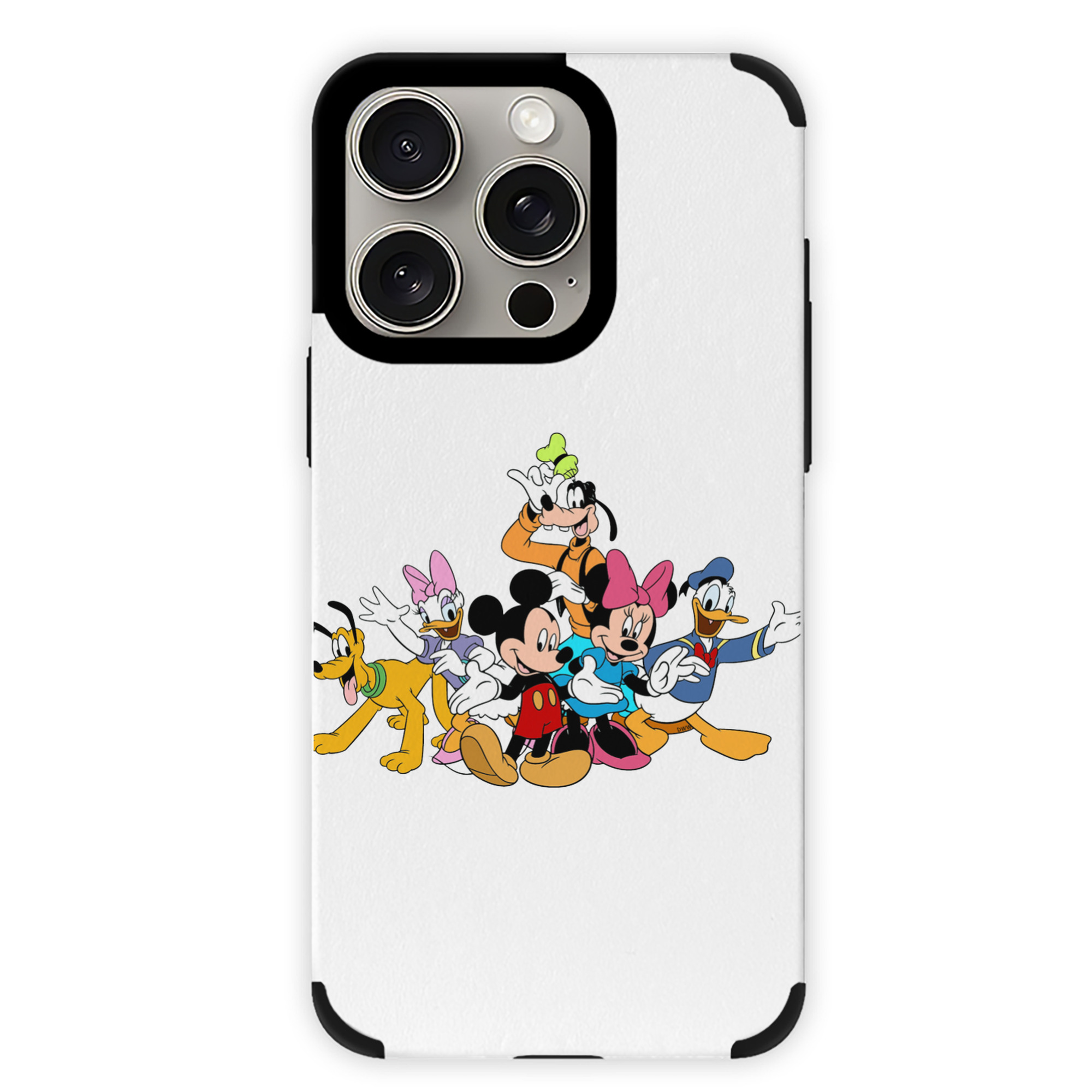 （画像用） ミッキーマウス Mickey Mouse 【iPhone15ProMax対応】 PUレザー スマホケース 耐衝撃＆黄変防止